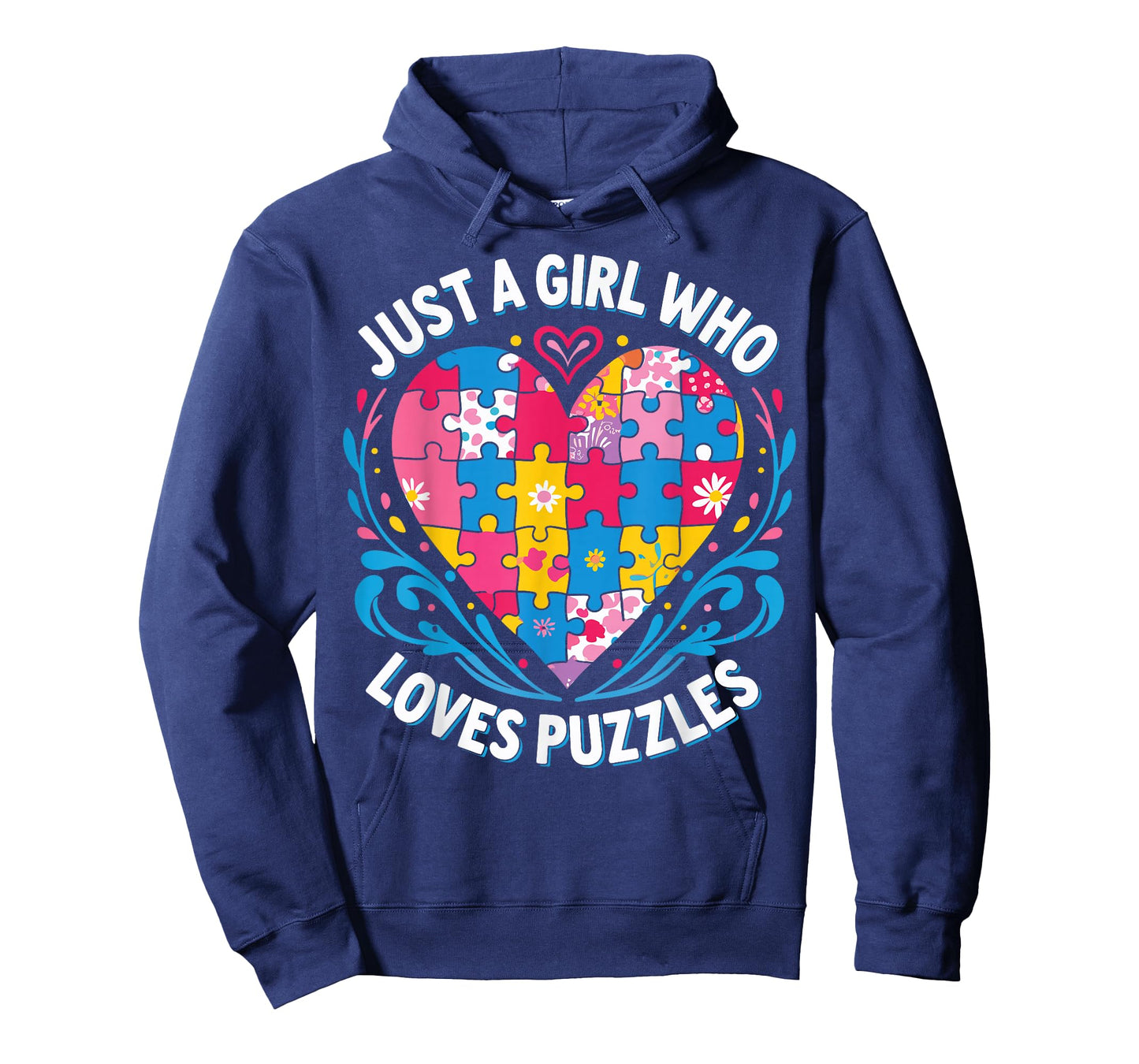 Just A Girl Who Loves Puzzles - Puzzle Piece Lover T-Shirt