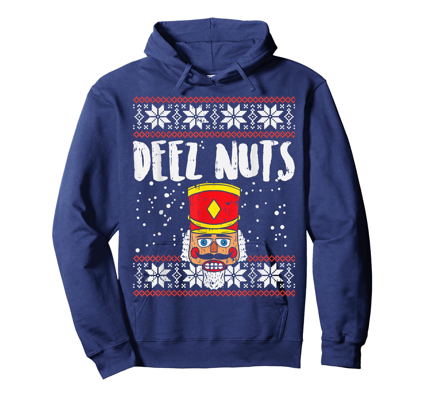Deez Nuts Nutcracker Funny Ugly Christmas Sweater Meme Gift T-Shirt