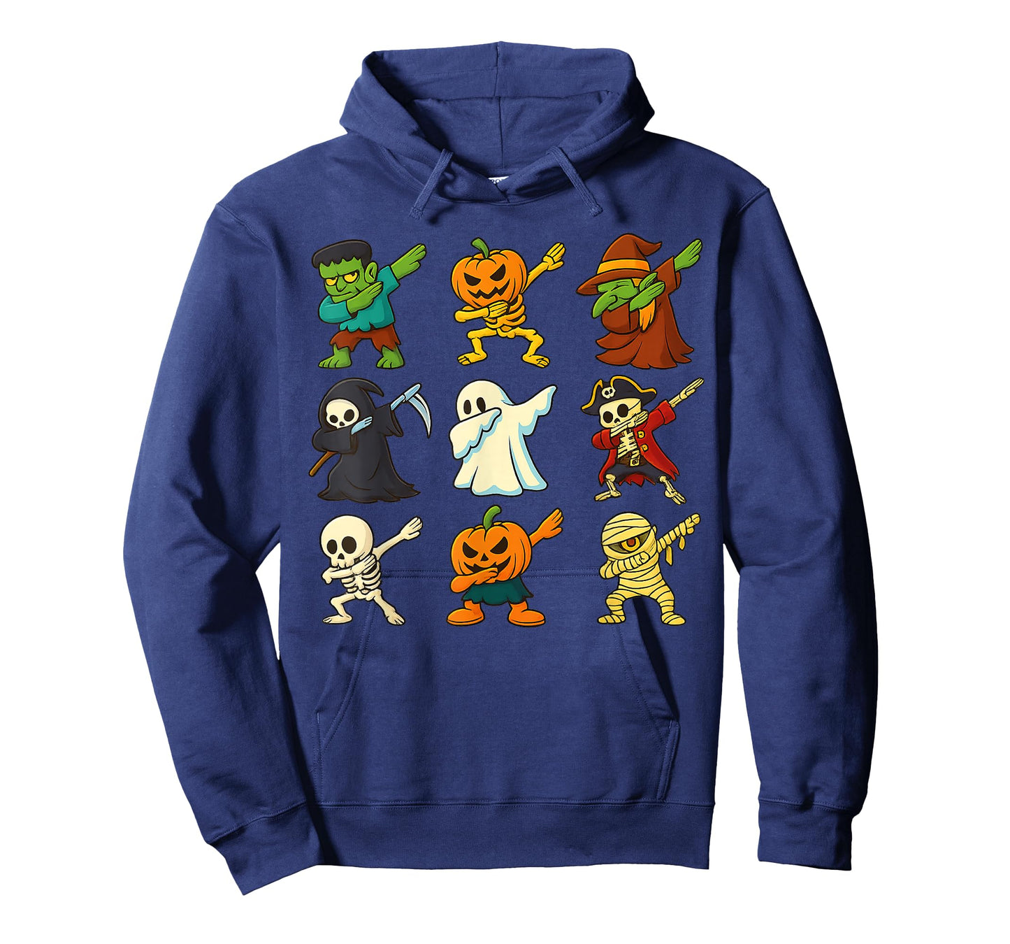 Dabbing Halloween Skeleton Pumpkin Ghost Scary Vampire T-Shirt