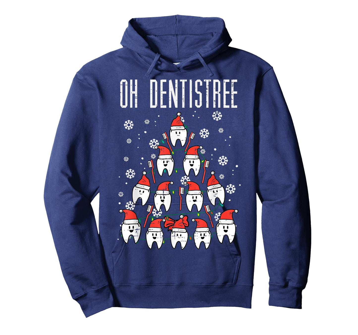 Oh Dentistree Christmas Tree Teeth Dentistry Dental Dentist T-Shirt