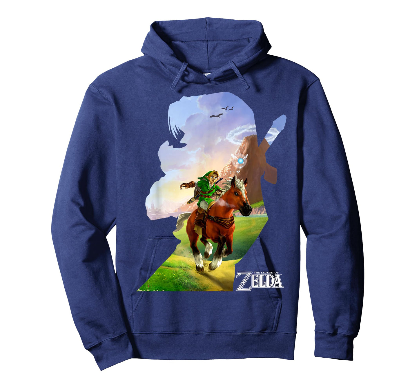 Nintendo Zelda Link Epona Ride Silhouette T-Shirt