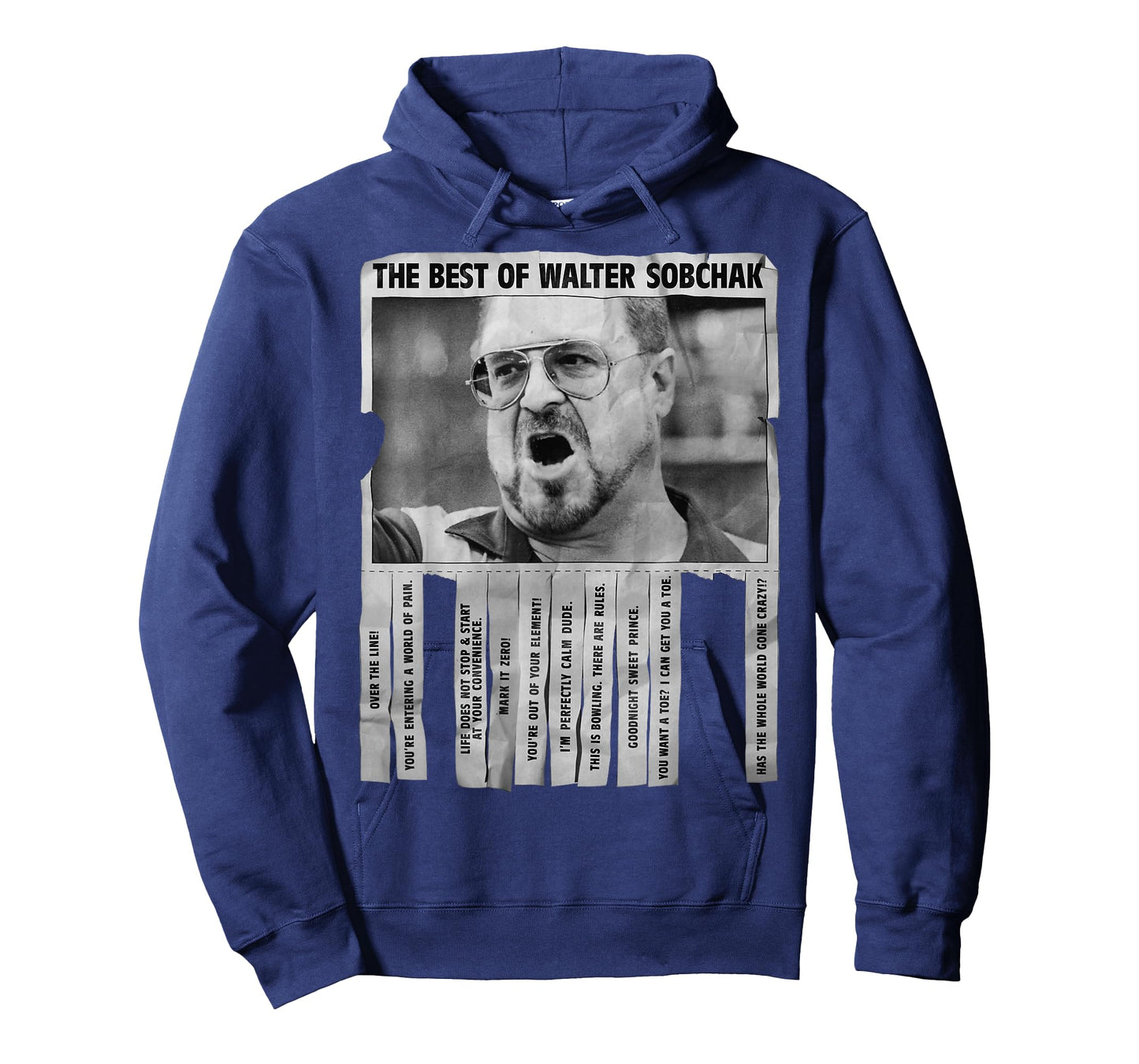 The Big Lebowski Walter Best of Quotes Flyer T-Shirt T-Shirt