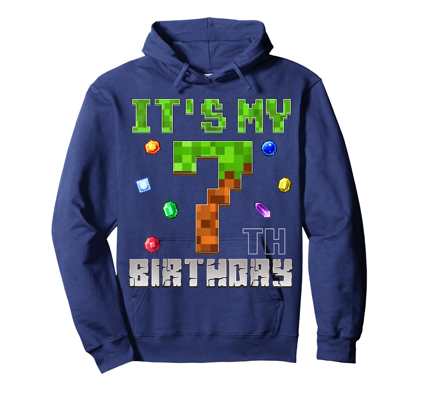 Birthday Boy Shirt It's My 7th Birthday Video Game Pixel T-Shirt