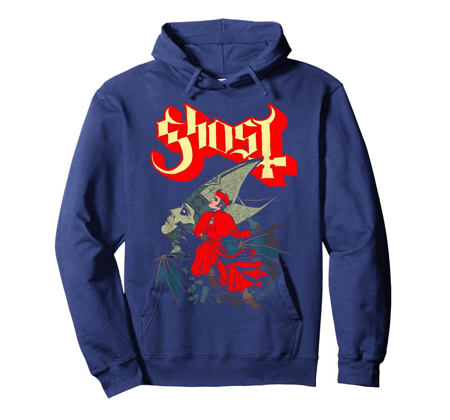 Ghost โ Cardinal Pope And Rats T-Shirt