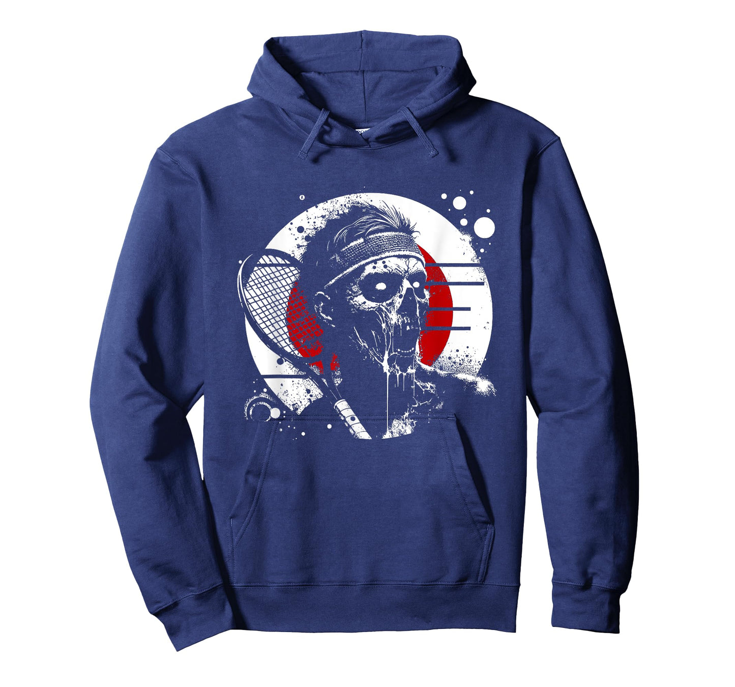 Male Zombie Tennis Player - Creepy Tennis Halloween Lover T-Shirt