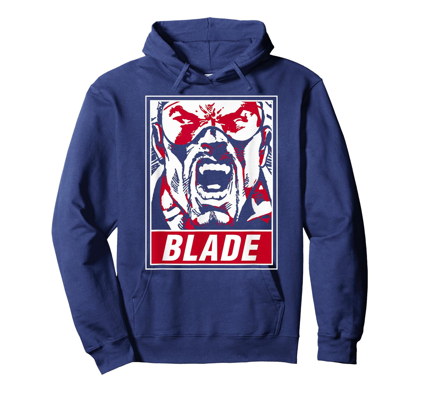 Marvel Blade Propaganda Poster Red Highlight Graphic T-Shirt T-Shirt