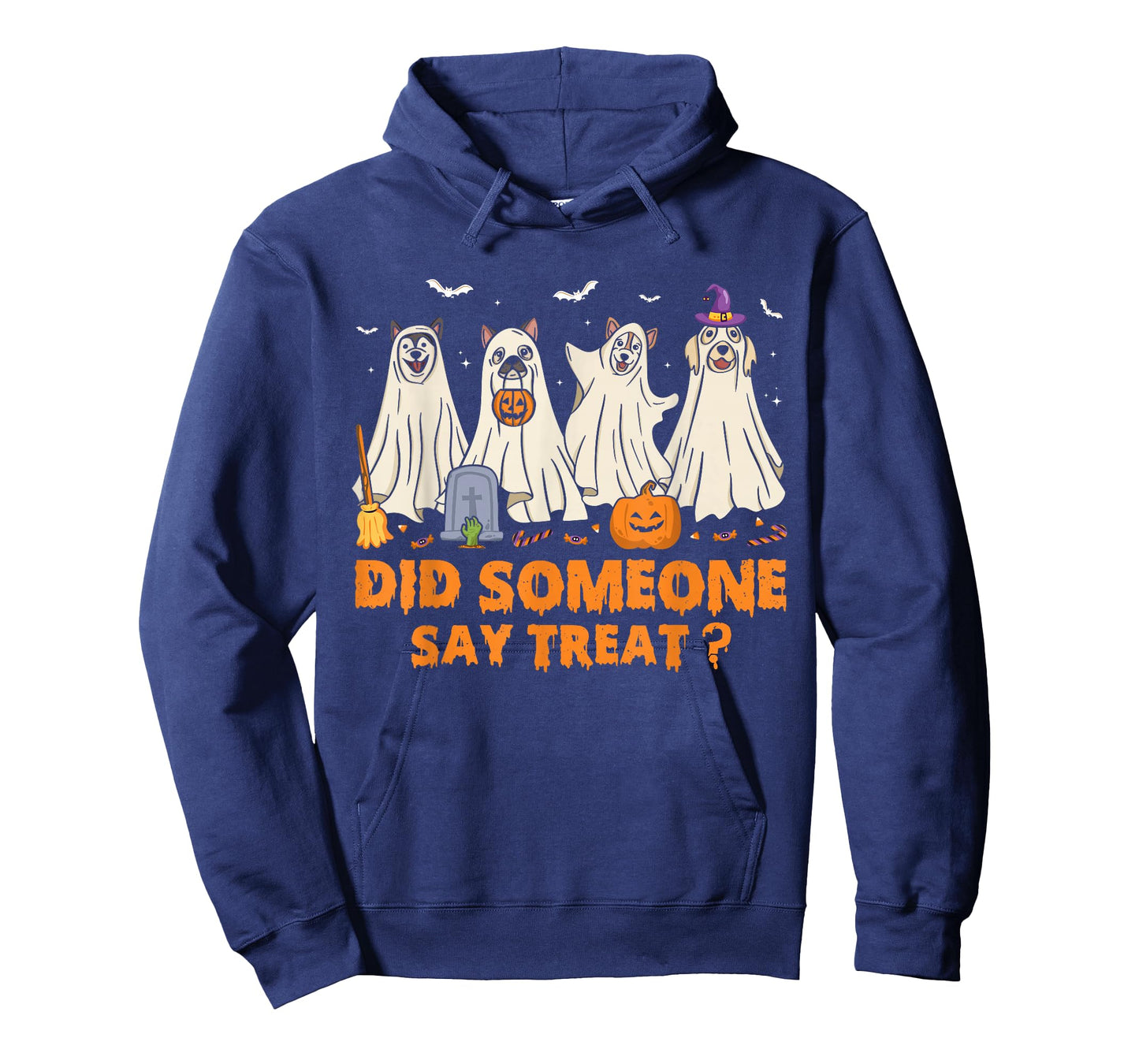 Halloween Ghost Dogs Did Someone Say Treat Ghost Dog Boo T-Shirt