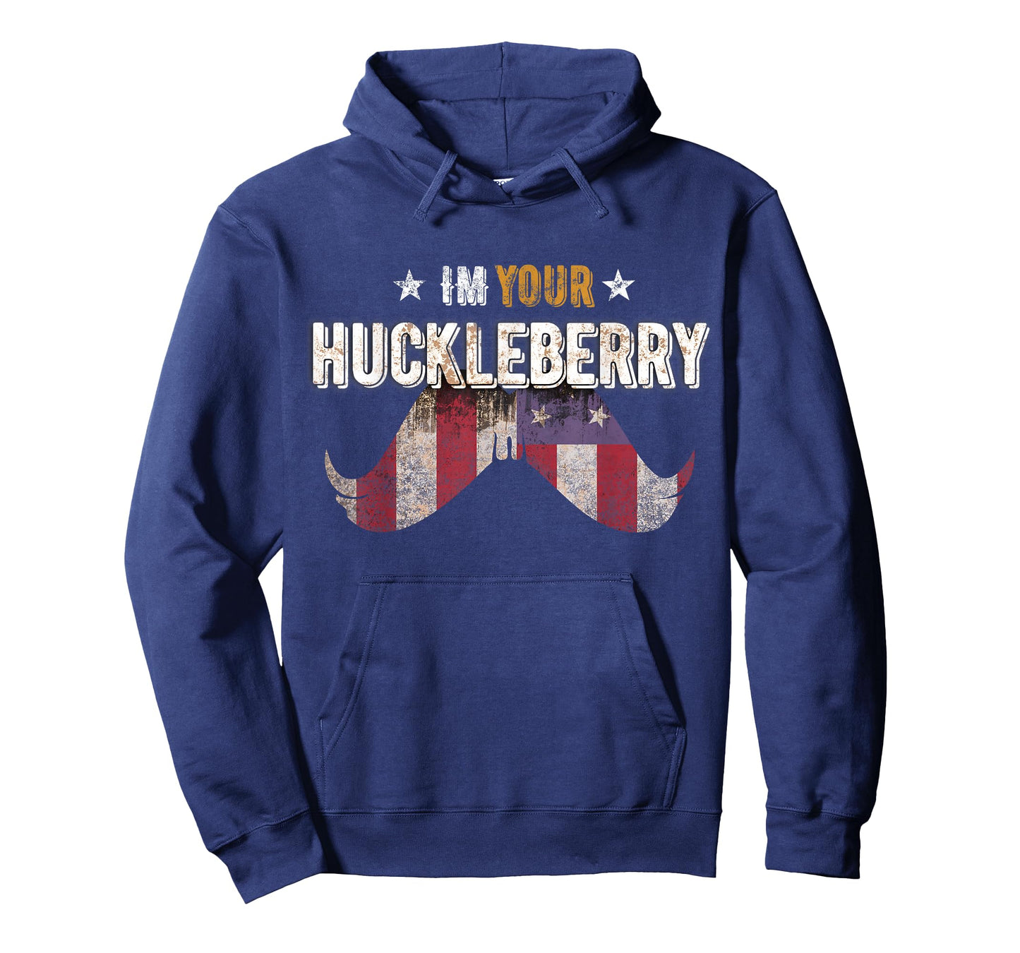 Im Your Huckleberry Vintage Retro Usa Mustache Movie Quote T-Shirt
