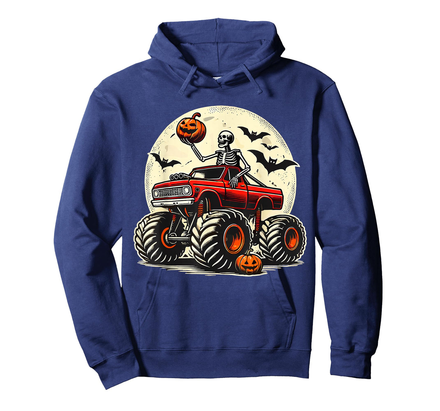 Monster Truck Skeleton Halloween T-Shirt
