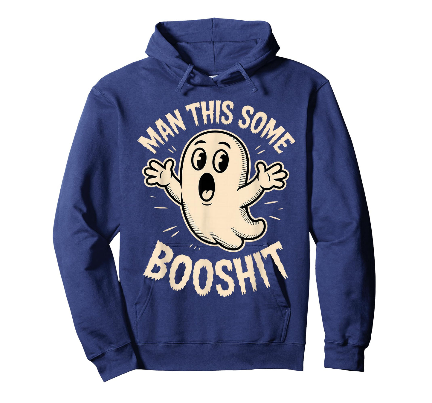 Ghost Man This Some Booshit Sarcastic Funny Spooky Halloween T-Shirt