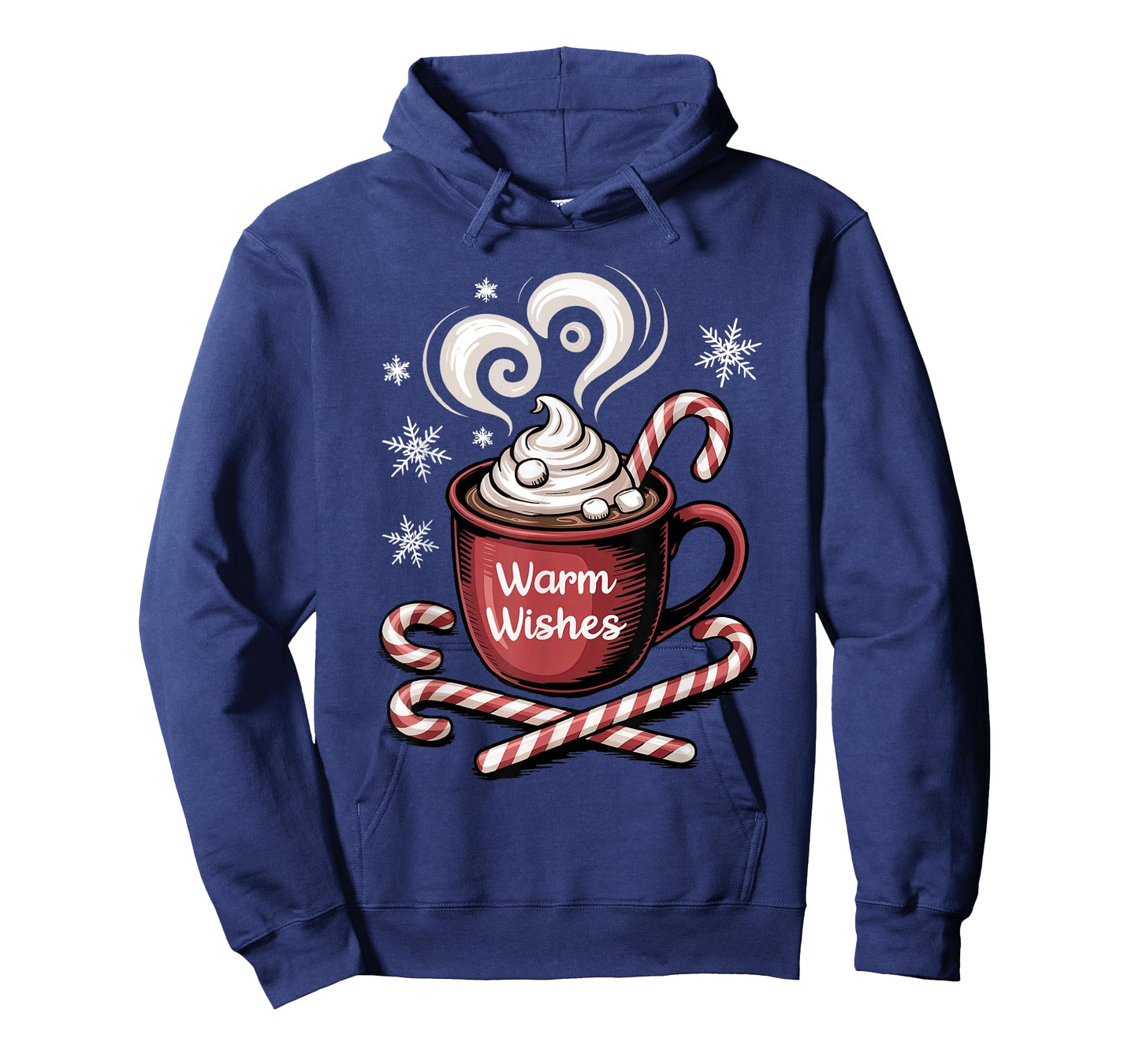 Warm Wishes Hot Cocoa Cozy Christmas Candy Hot Chocolate T-Shirt