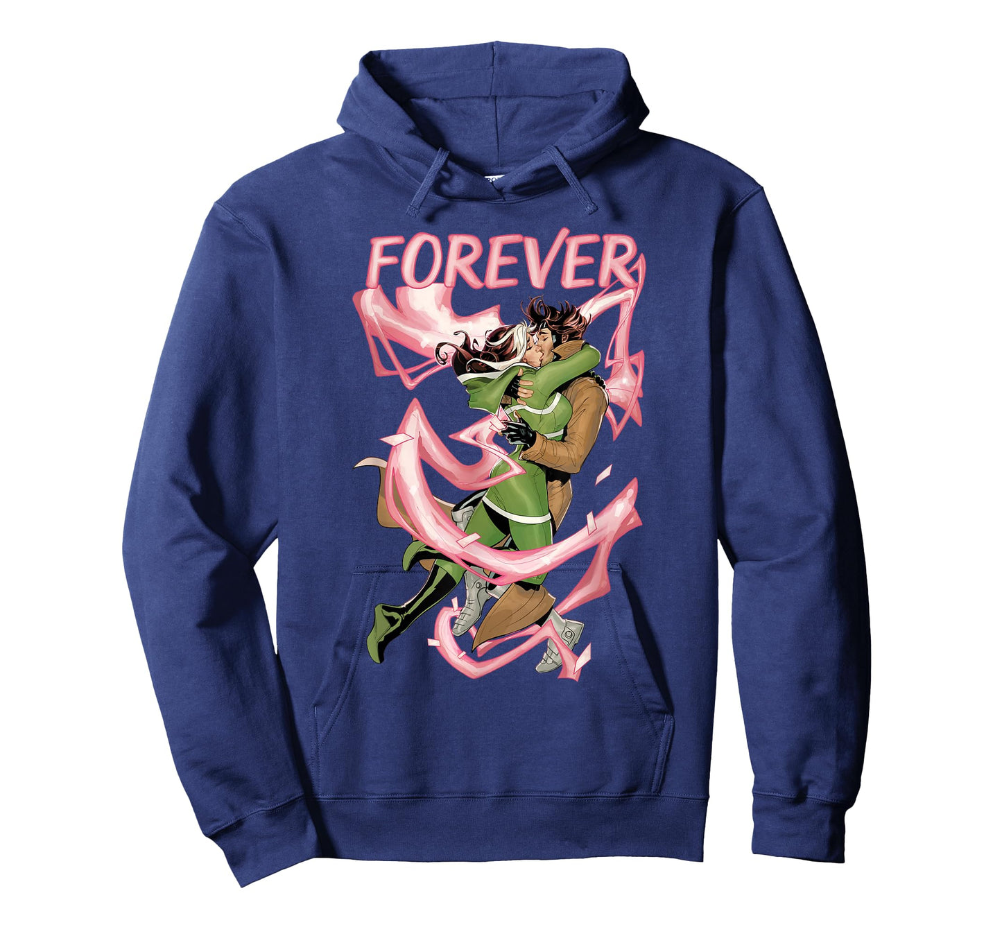 Marvel X-Men Rogue and Gambit Forever Kiss Valentine's Day T-Shirt