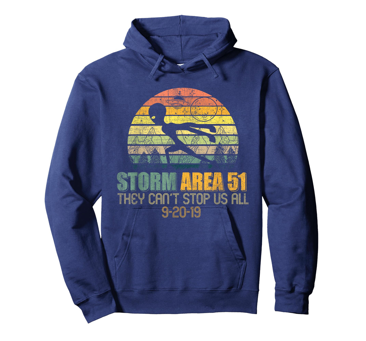 Storm Area 51 You Cant Stop Us All Running Alien T-Shirt