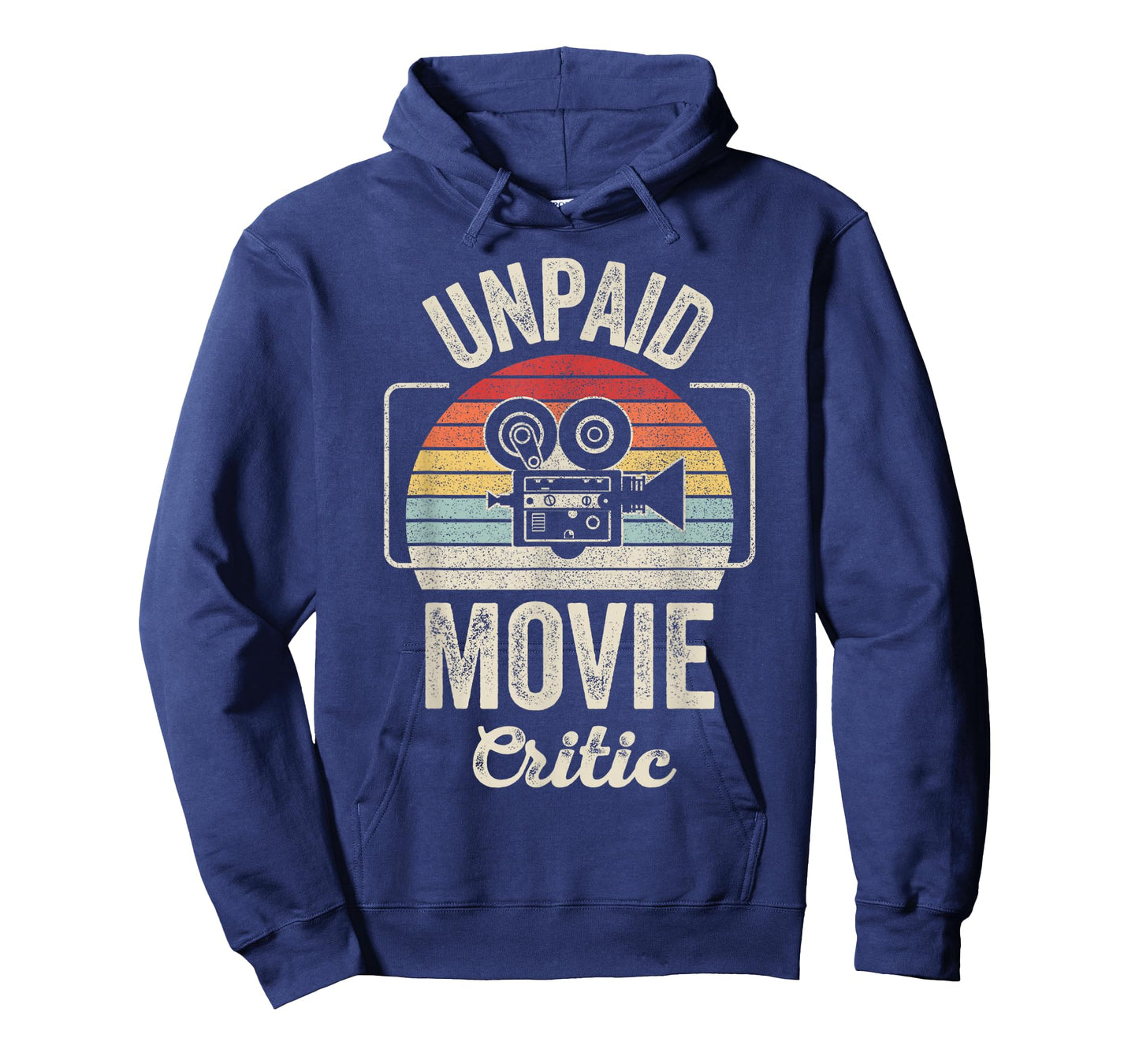 Retro Vintage Unpaid Movie Critic Film Cinema Motion Picture T-Shirt