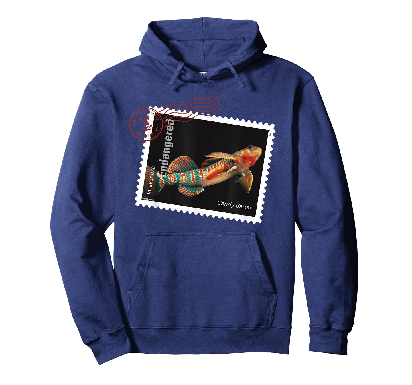 USPS Endangered Species Candy Darter Postmark T-Shirt