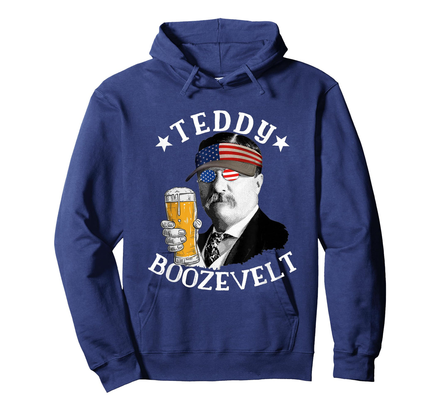 Teddy Boozevelt President Theodore Roosevelt Drinking Beer T-Shirt