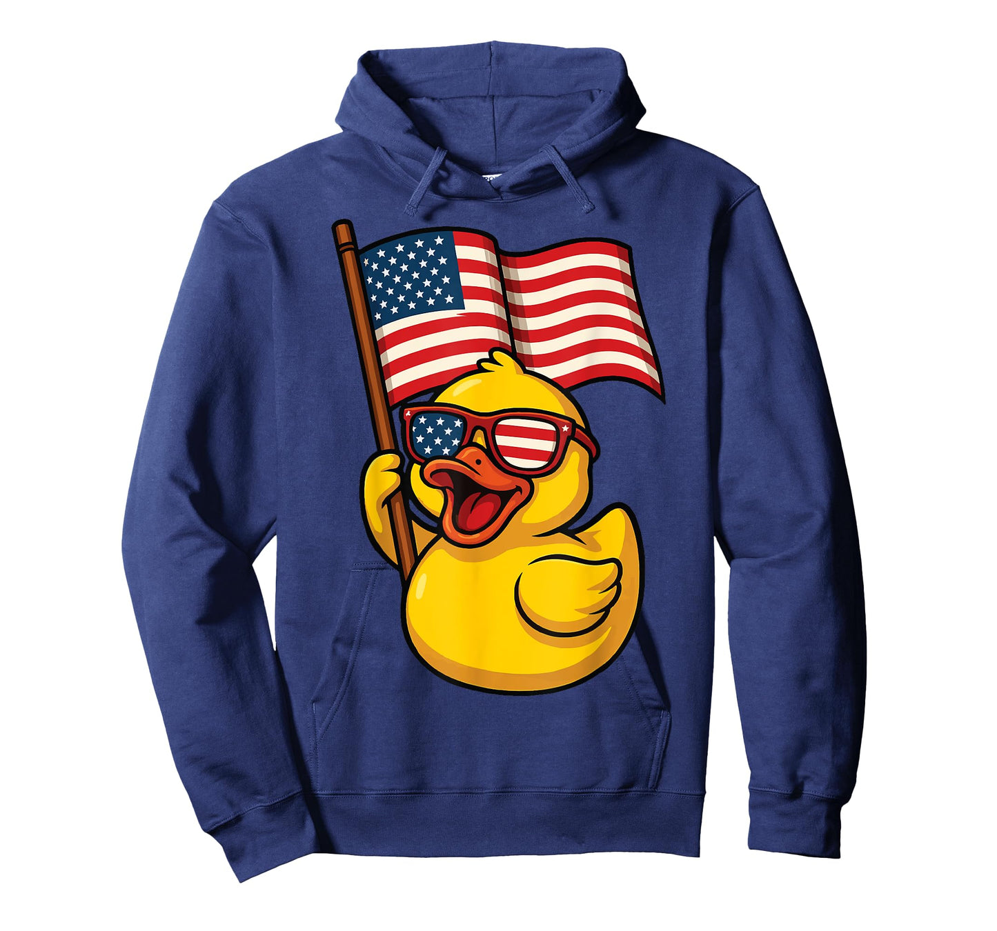 Rubber Duck USA Flag Independence Day Bath Duck T-Shirt