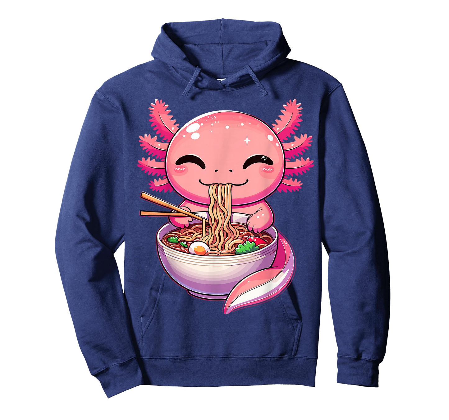 Axolotl Kawaii Anime Axolotl Ramen T-Shirt