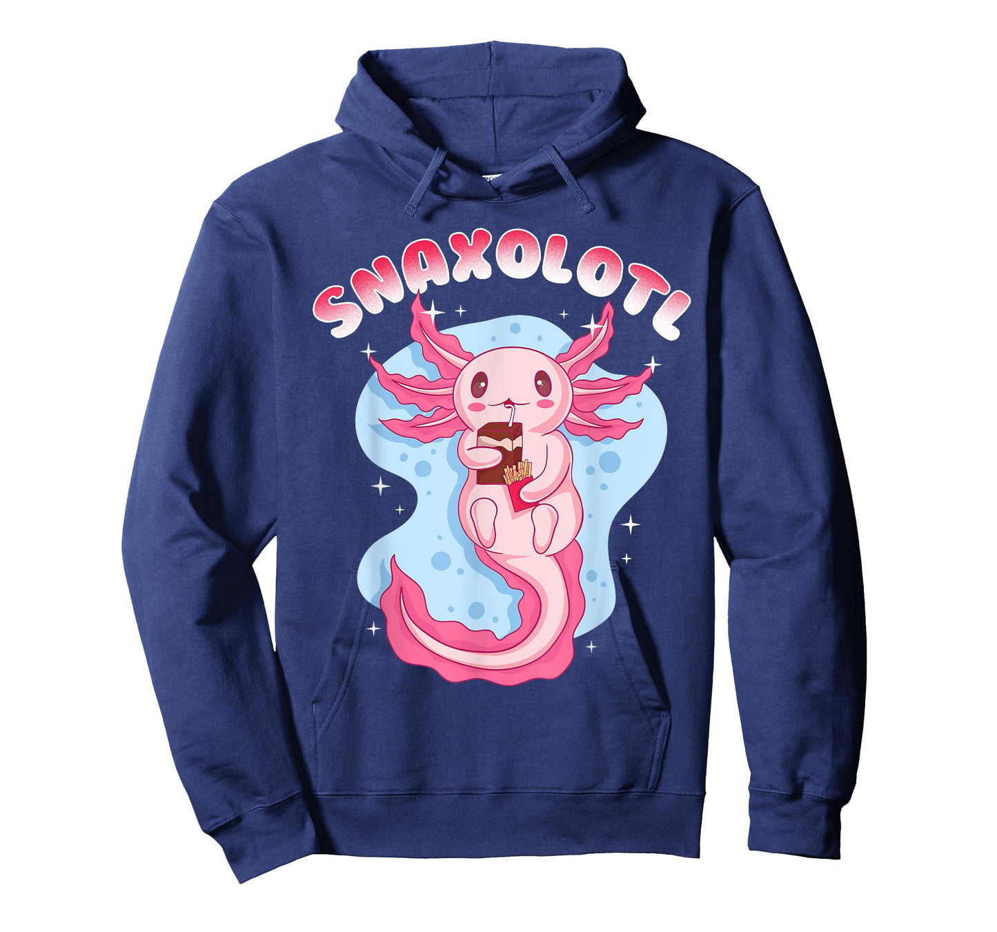 Anime Cute Manga Axolotl With Juice Box - Snaxolotl Girls T-Shirt