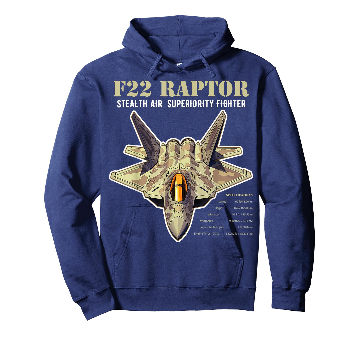 F-22 Raptor Fighter Jet Military Aircraft Men Dad T-Shirt