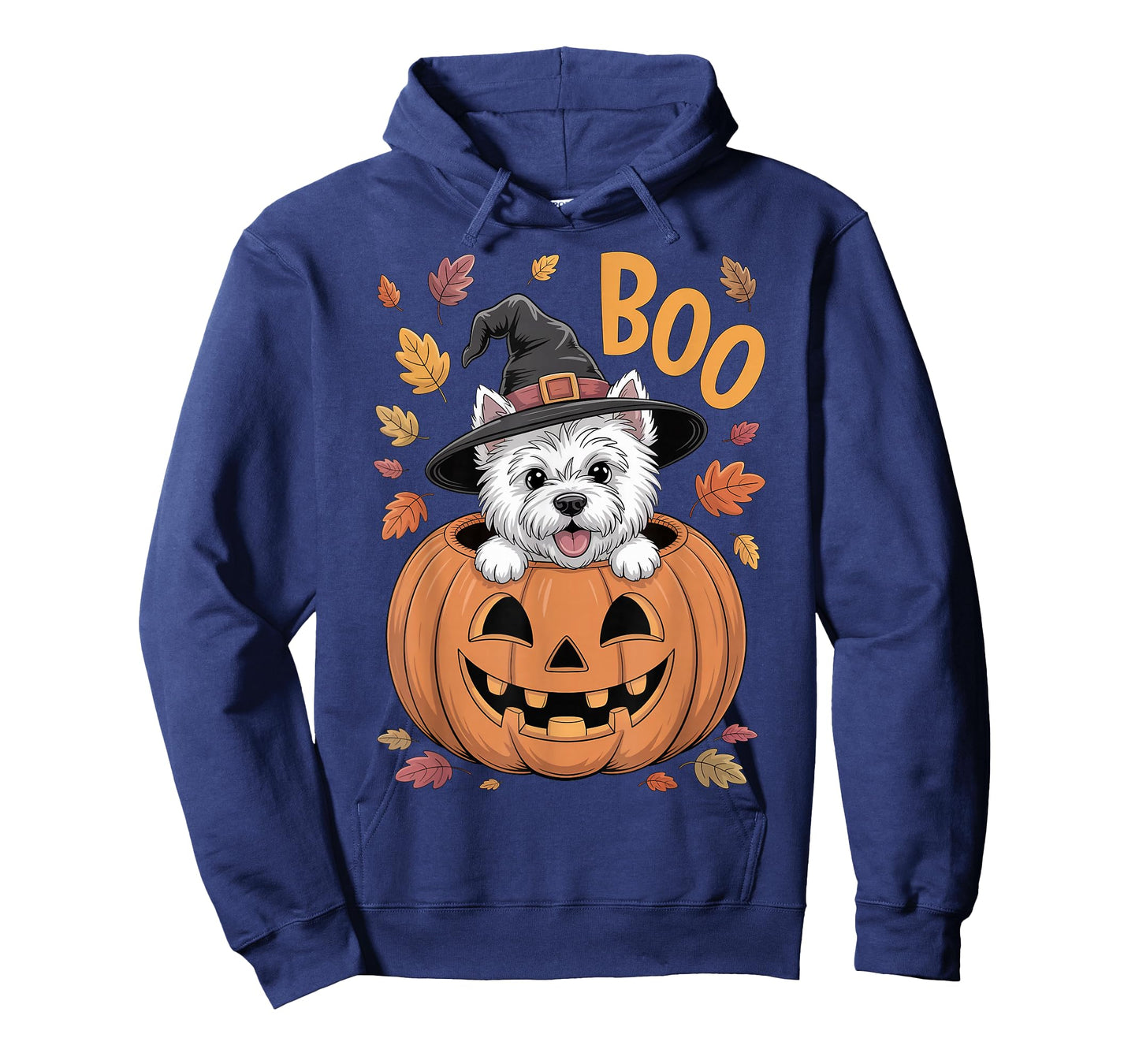 Westie Costume Pumpkin Halloween West Highland White Terrier T-Shirt