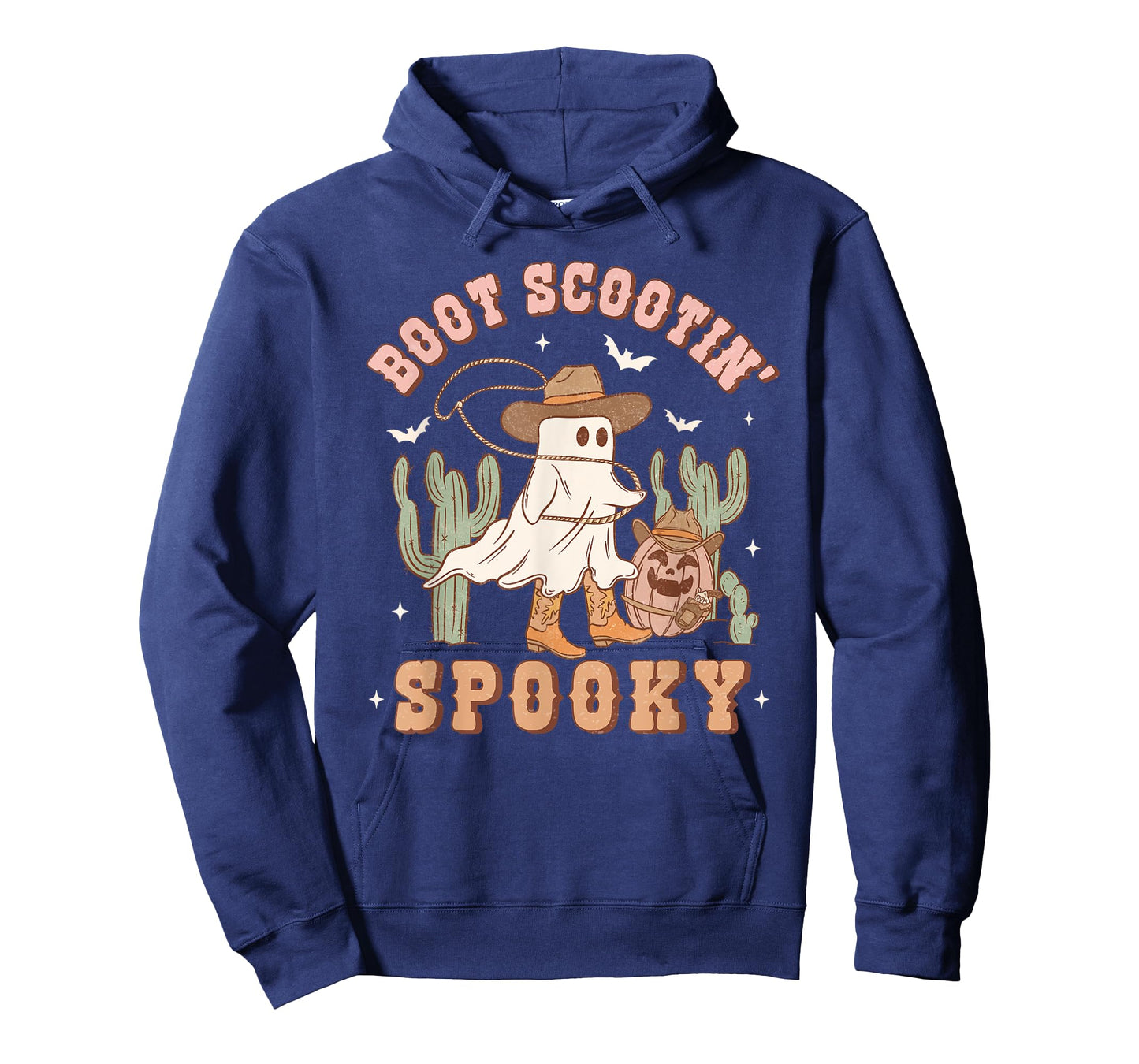 Retro Halloween Cowgirl Ghost Western Boot Scootin Spooky T-Shirt
