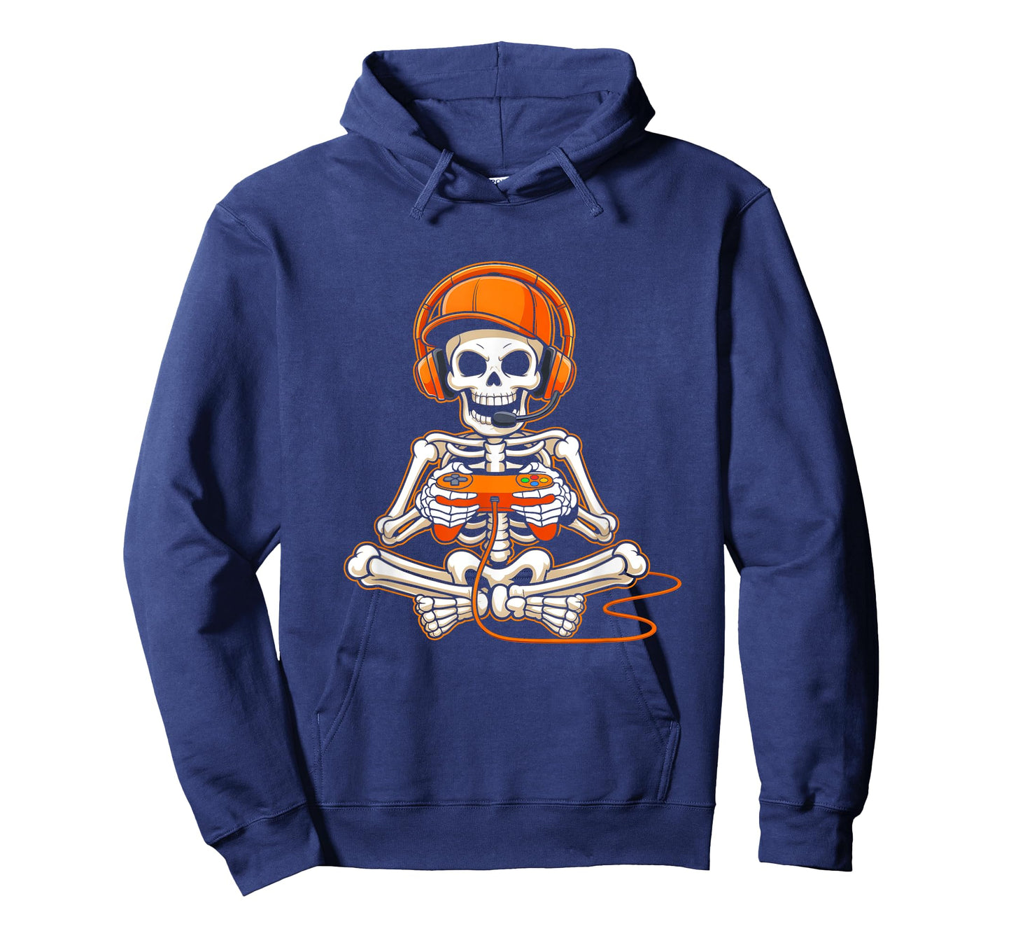 Halloween Skeleton Gamer Video Gaming Boys Men Kids Teens T-Shirt