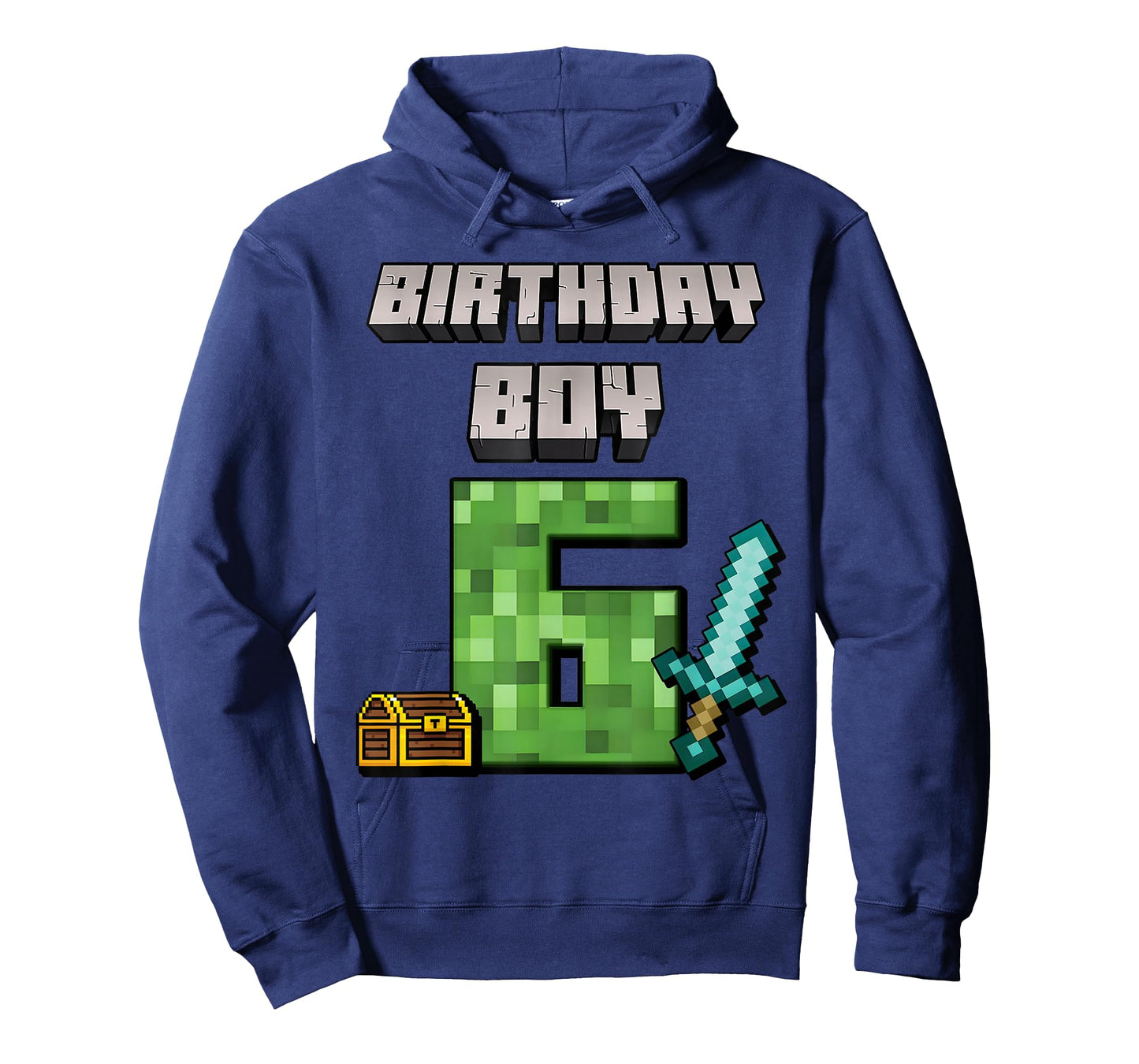 Birthday Boy 6th Birthday I'm 6 Year Old Gamer Pixel T-Shirt