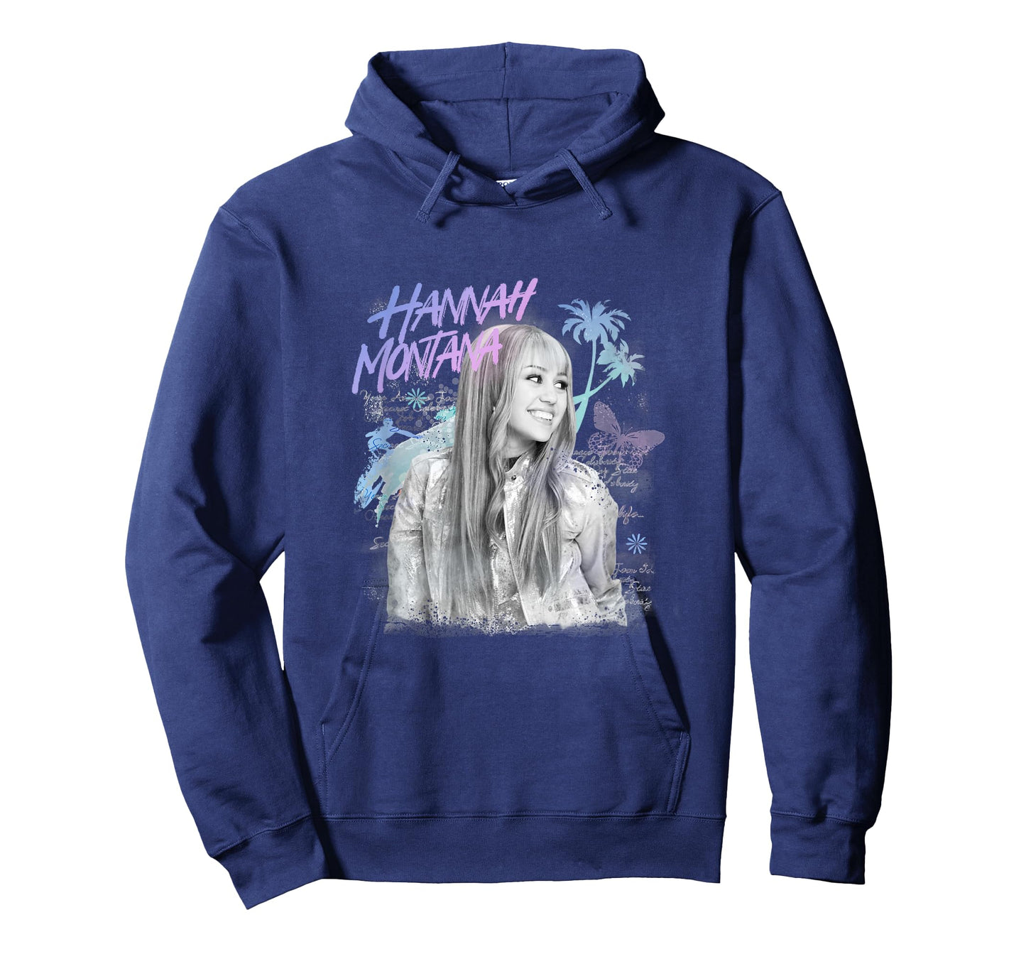 Disney Hannah Montana Iconic Teen Idol Big Chest Portrait T-Shirt