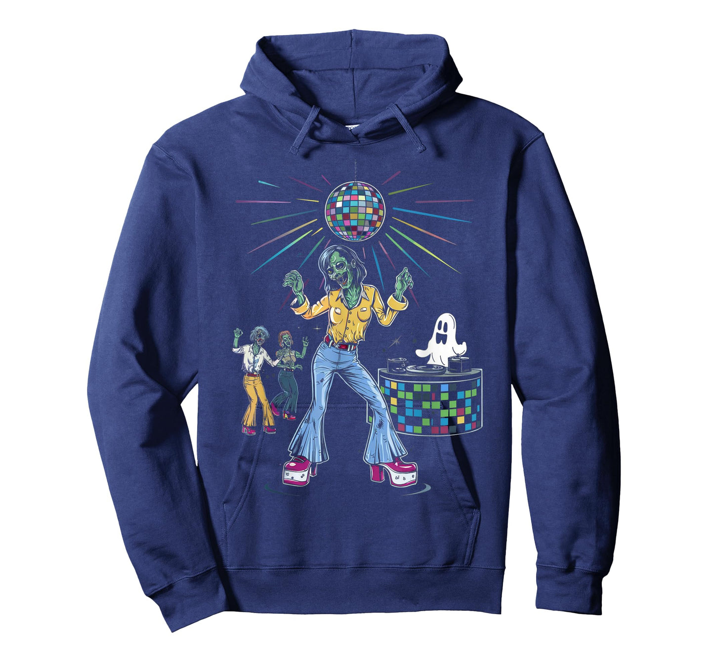 Vintage Halloween Shirt Disco 80's Retro Zombie 70's Dancer T-Shirt