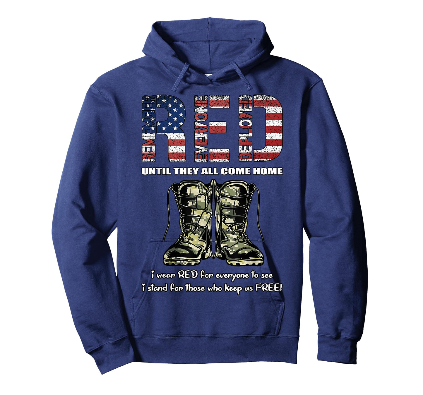 Red Friday Military Shirt Patriot Remember Everyone Deployed T-Shirt
