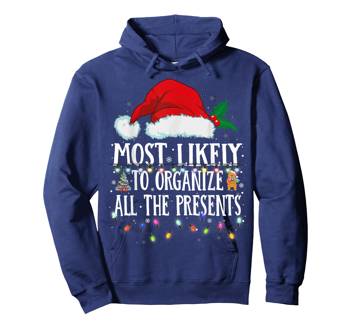 Matching Christmas PJS Most Likely To Organize All Presents T-Shirt