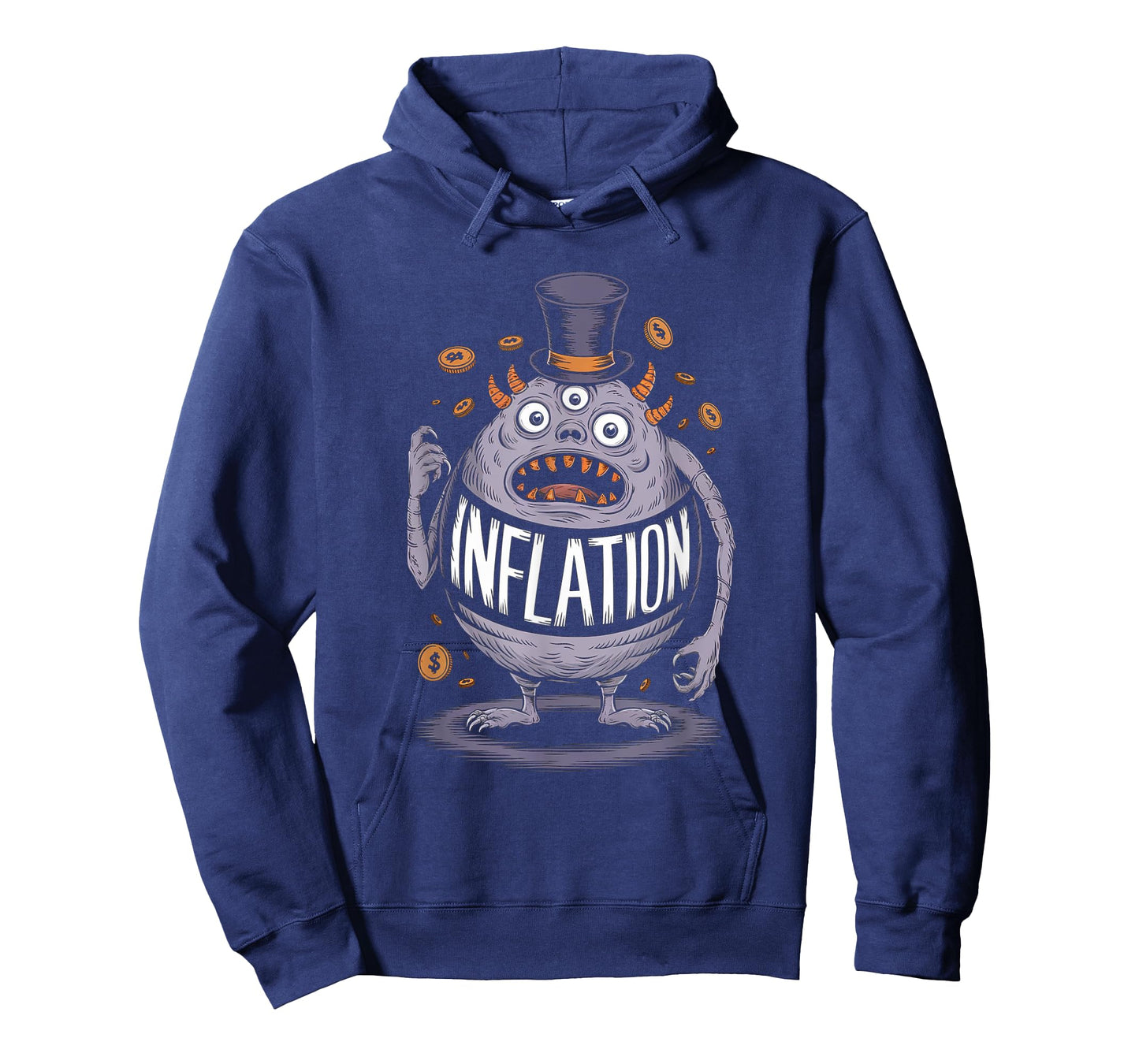 Scary Halloween Costume - Inflation Monster Political Funny T-Shirt