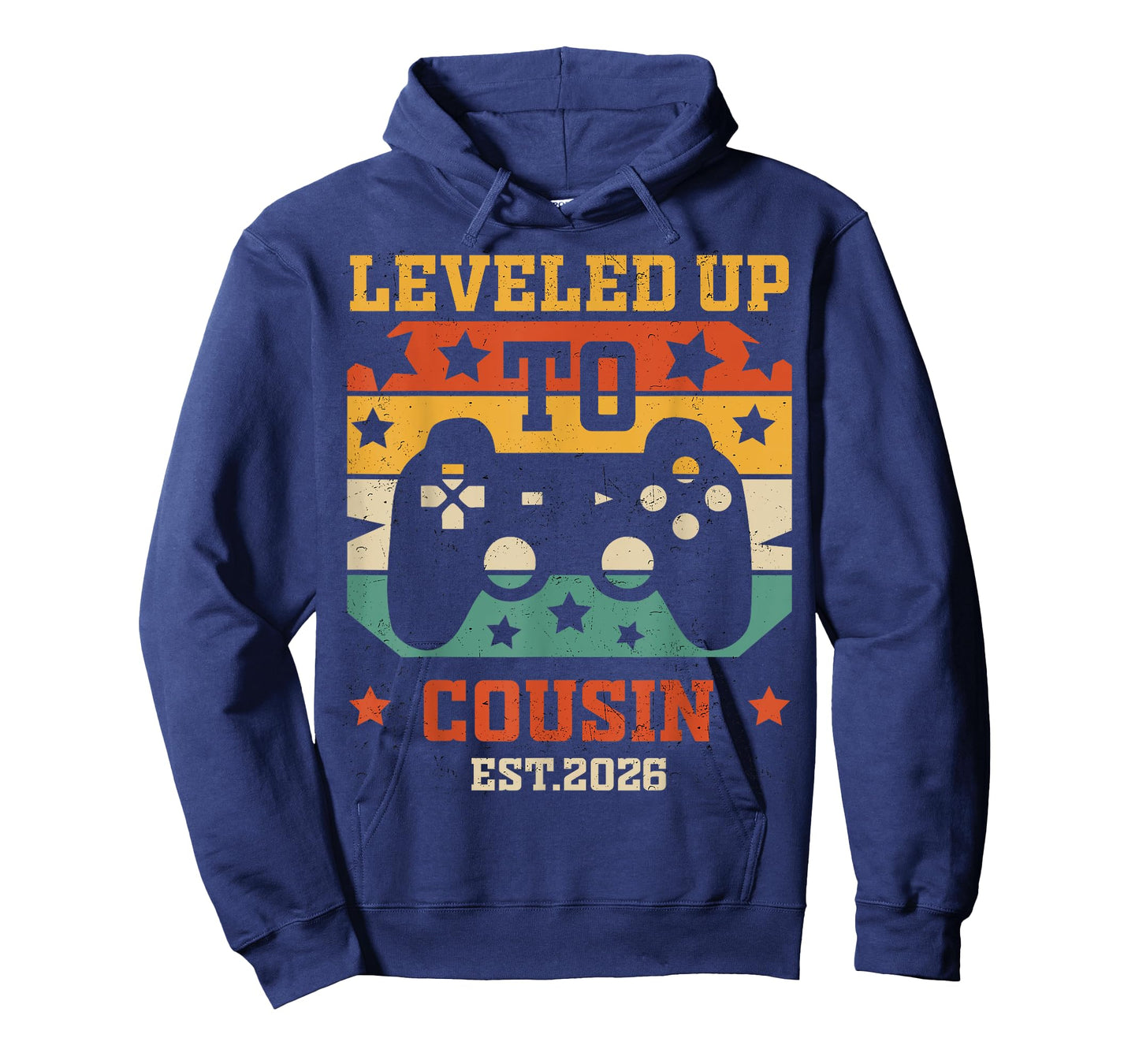 Level Up To COUSIN 2026 Retro Video Gamer Family Matching T-Shirt