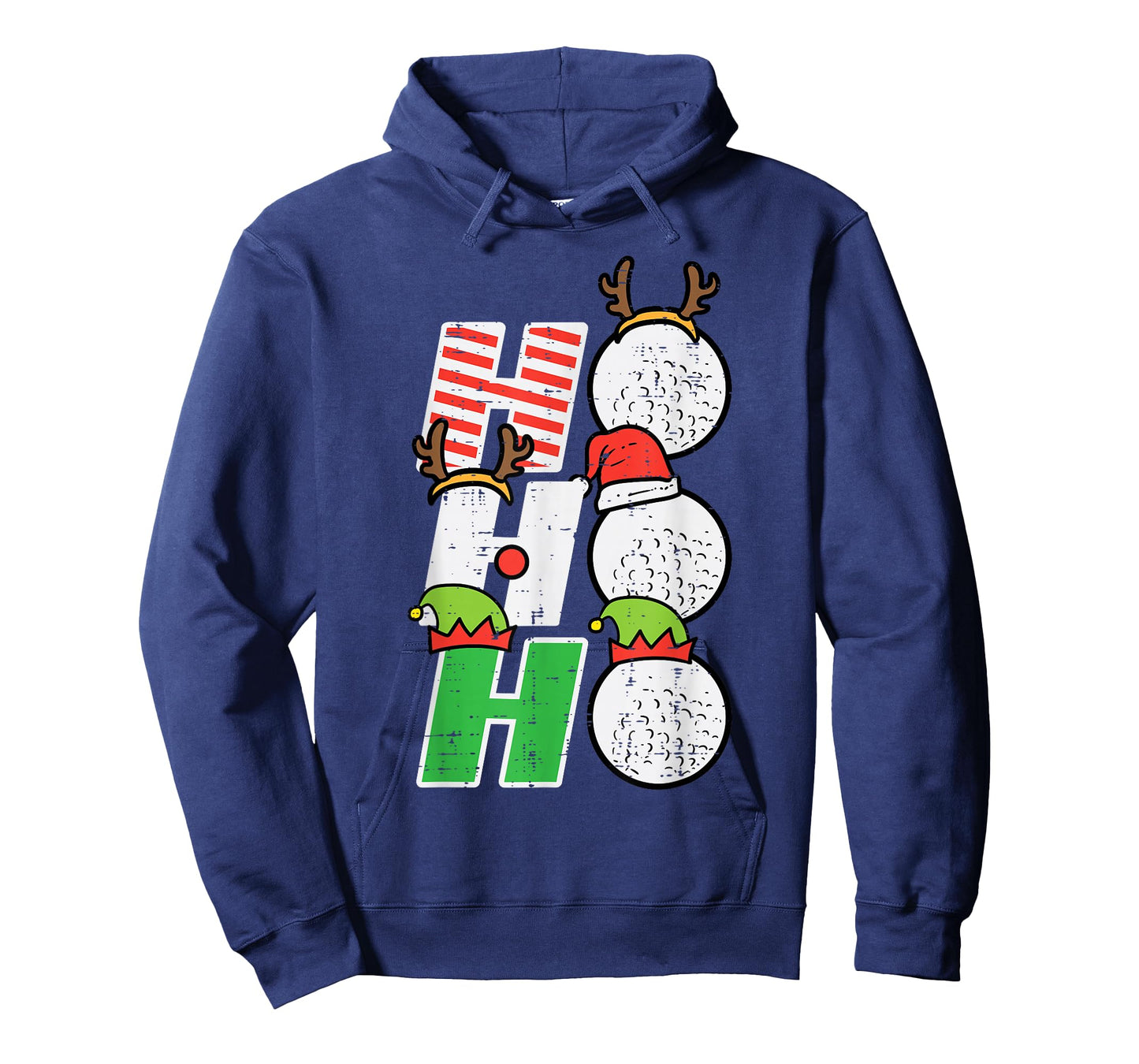 Christmas Golf Ho Ho Ho Funny Xmas Golfing Sports Golfer Men T-Shirt