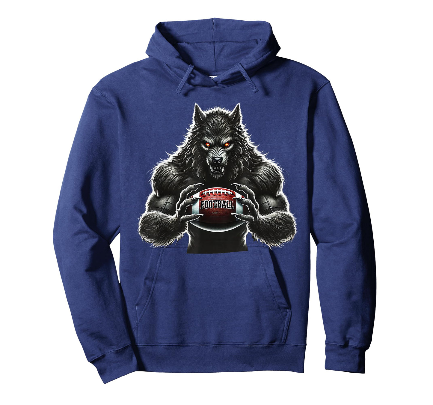 Werewolf Football Player Father Coach Halloween Costume 2025 T-Shirt