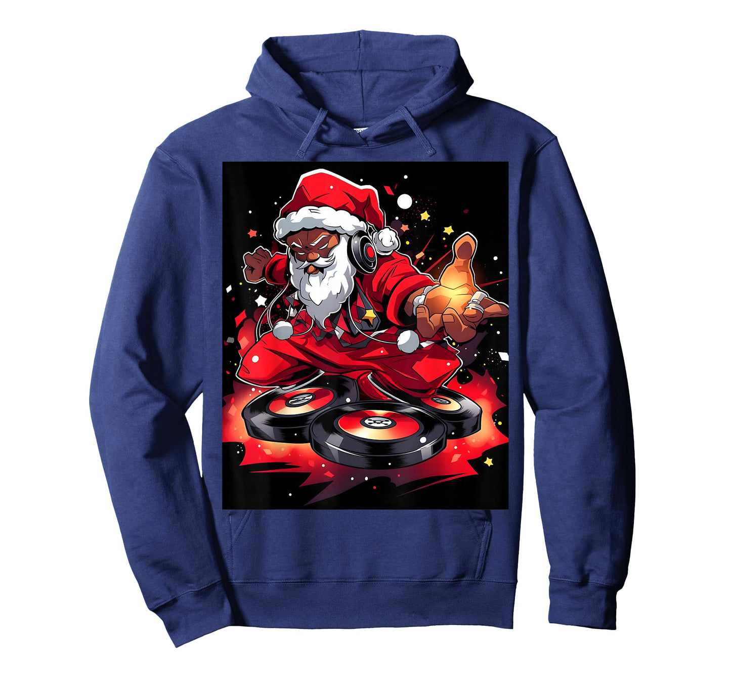 Hip Hop Santa Crew: Celebrate Christmas with Our Merry DJ T-Shirt