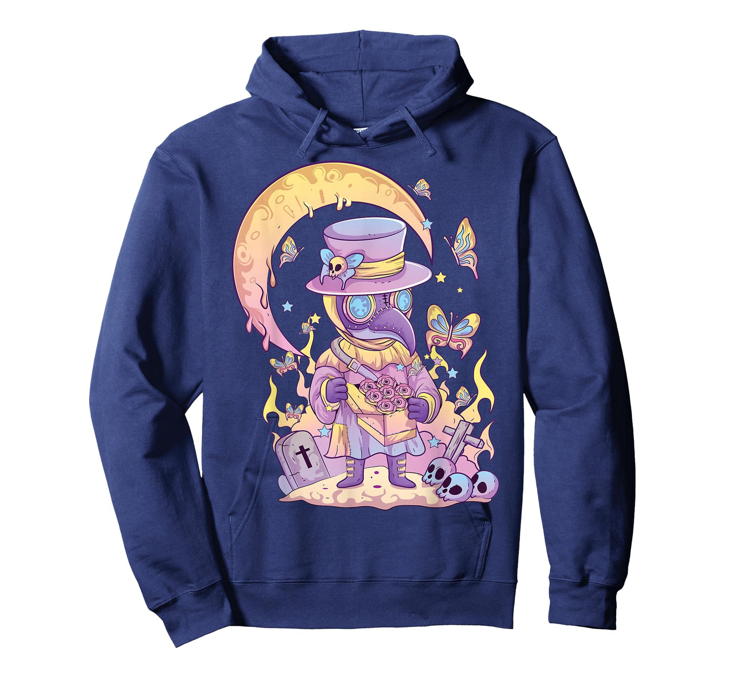 Pastel Goth Cute Creepy Plague Doctor Kawaii Menhera Wiccan T-Shirt Small