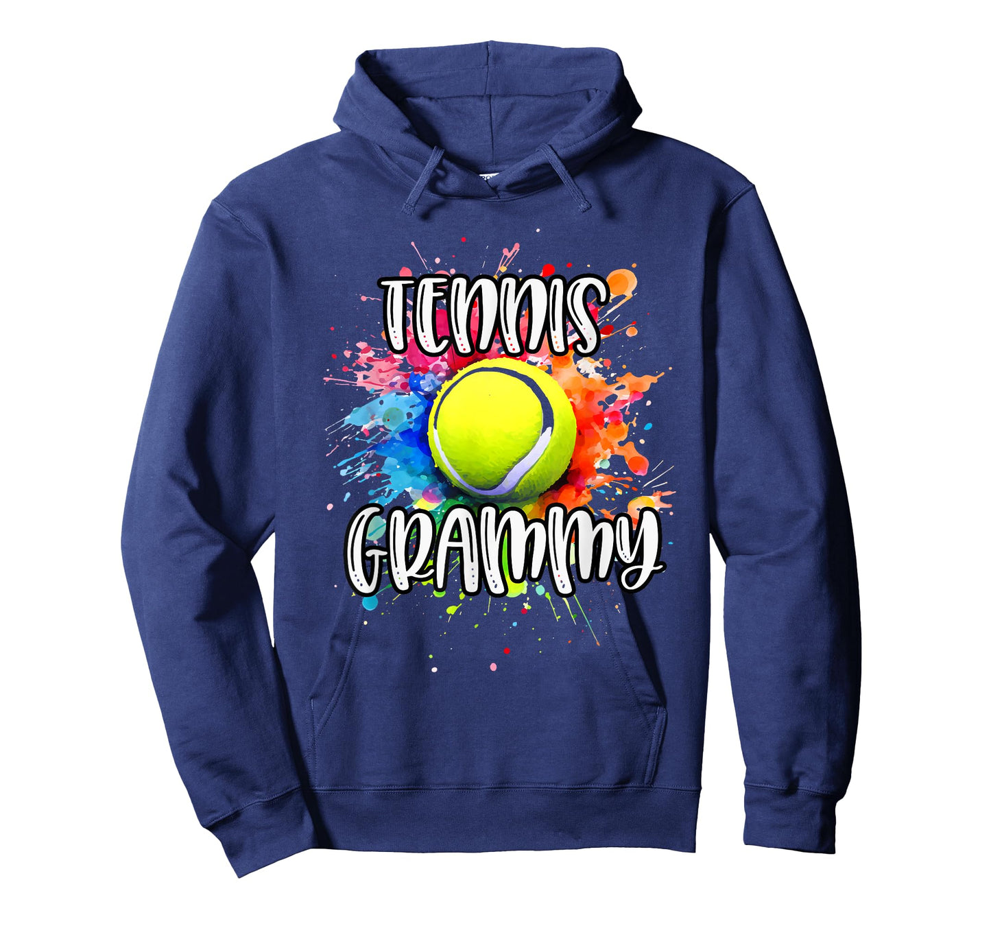 Tennis GRAMMY Tennis Ball Graphic Shirt Colorful Splash T-Shirt