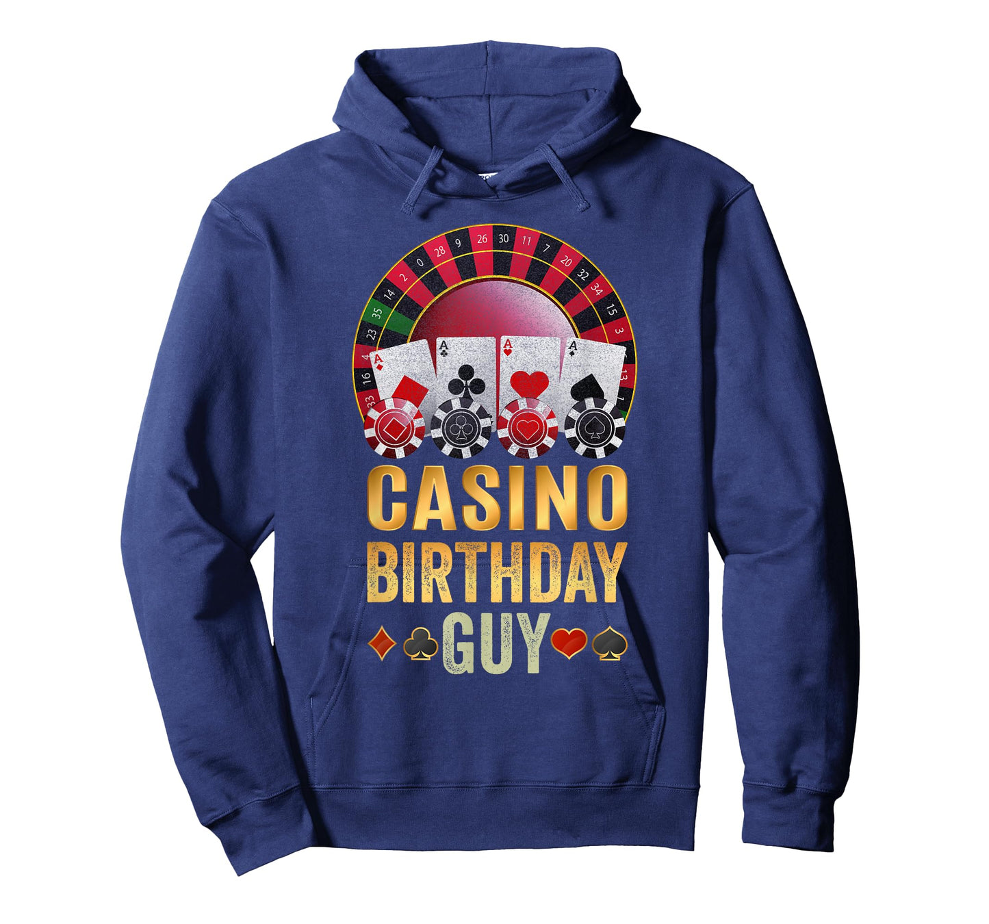 Funny Poker Gifts Store Co. Casino Birthday Guy Poker Cards Chips Vegas Gambler B'day T-Shirt