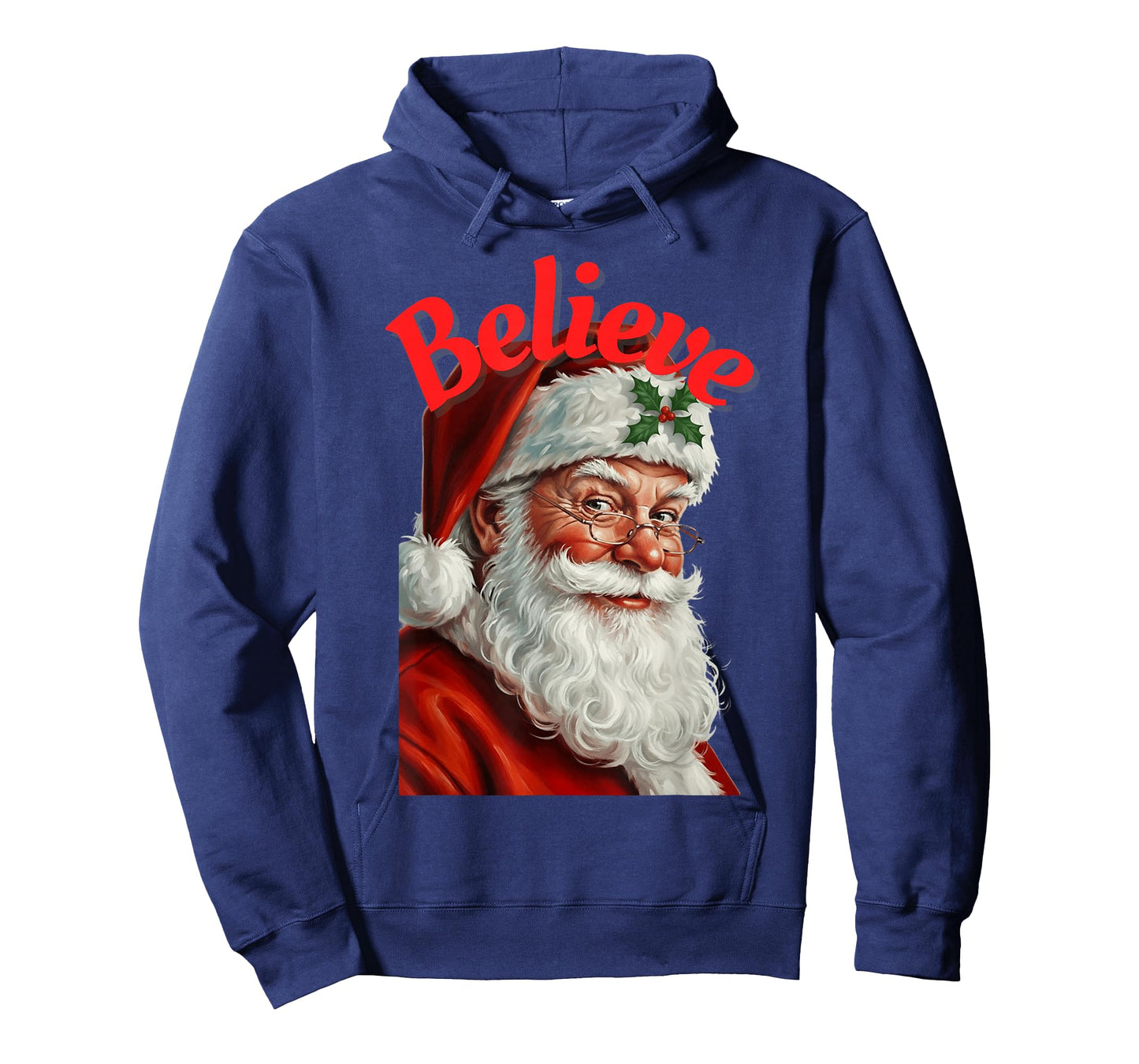 Smiling Santa Claus Believe T-Shirt