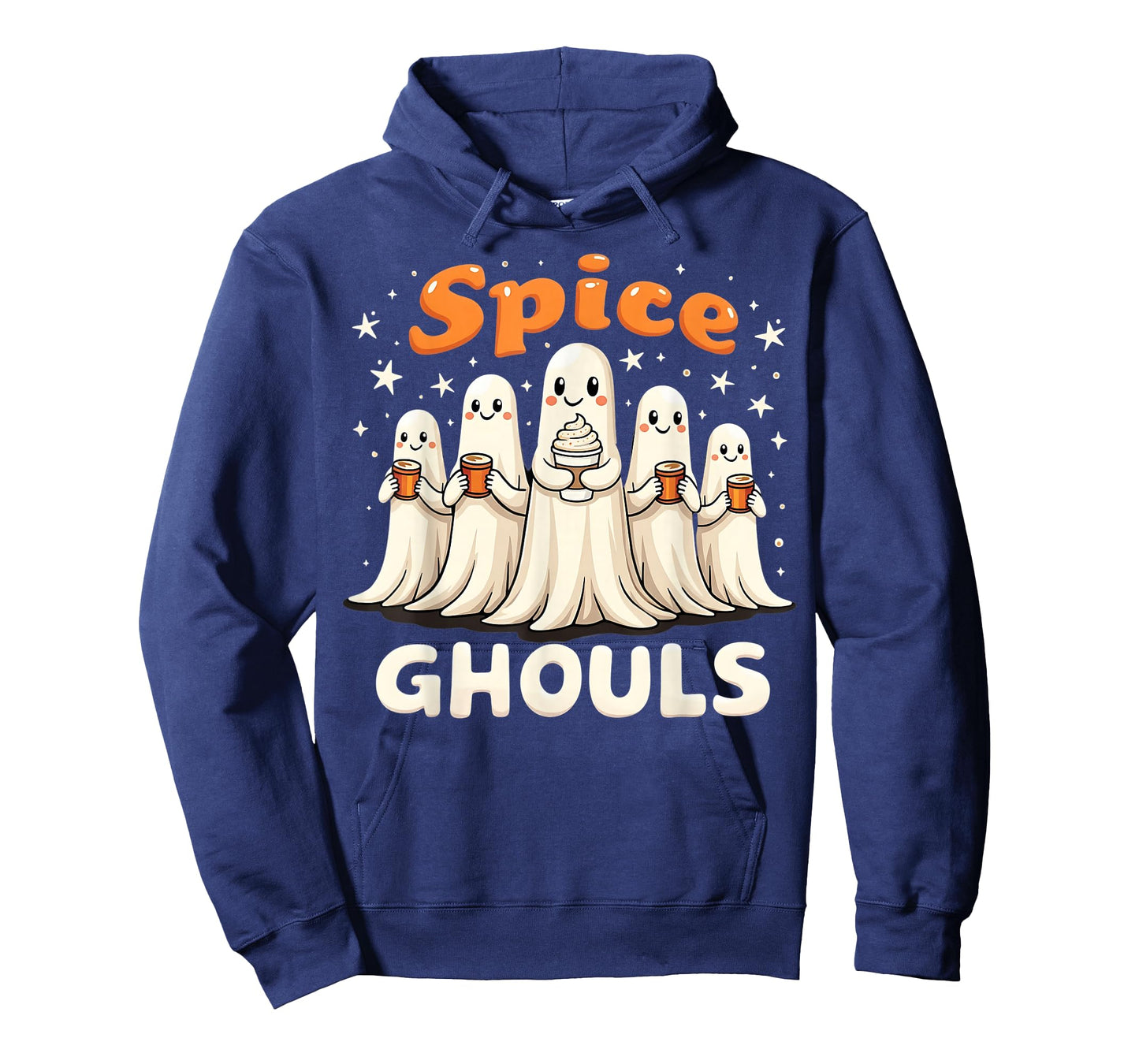 Spice Ghouls Funny Halloween Ghost Pumpkin Women Graphic T-Shirt