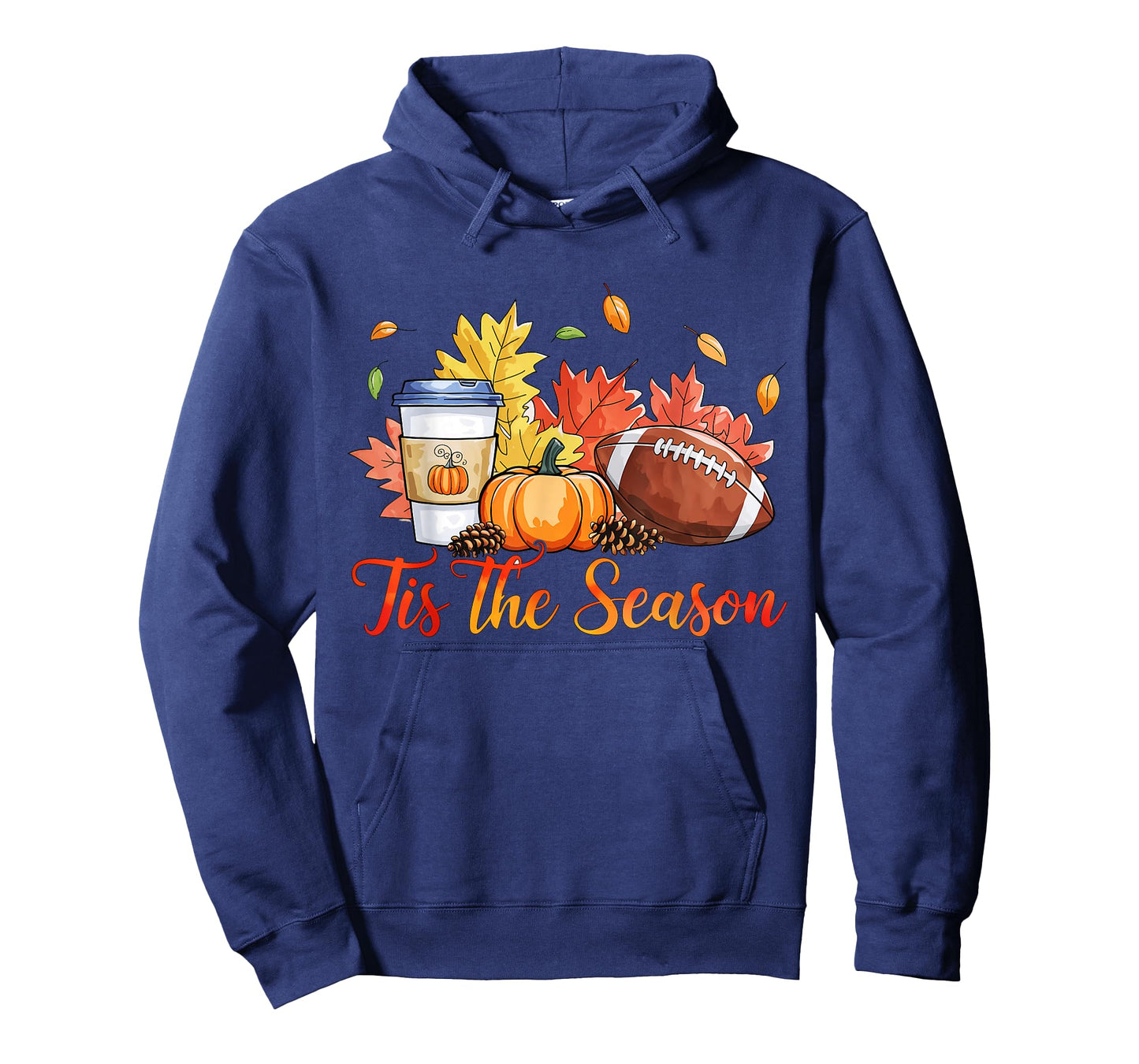 Tis The Season Football Fall Season Football Pumpkin Spice T-Shirt