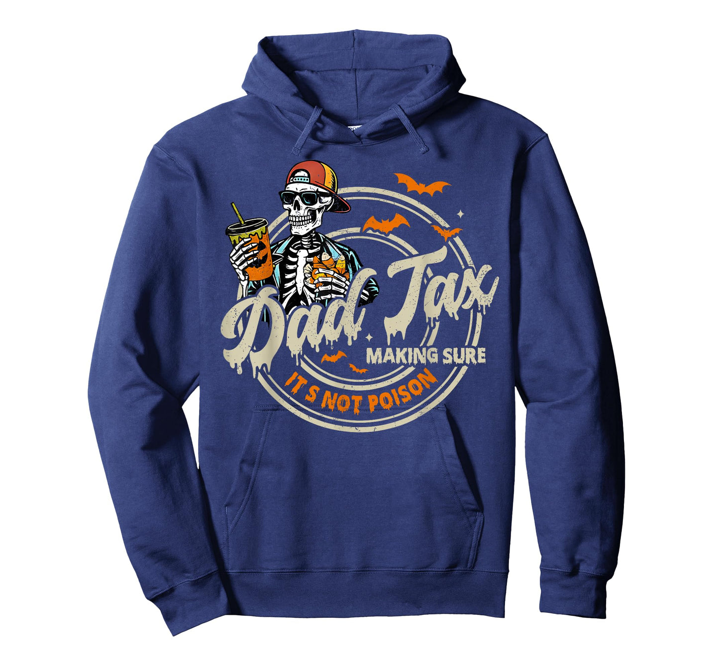 Dad Tax Making Sure It's Not Poison Skeleton Halloween Funny T-Shirt