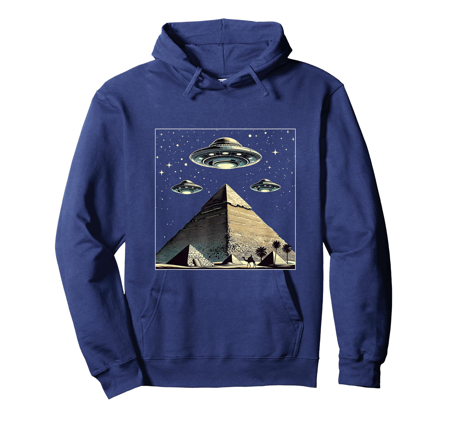 Alien Abduction Egyptian Pyramids UFO Egyptian T-Shirt