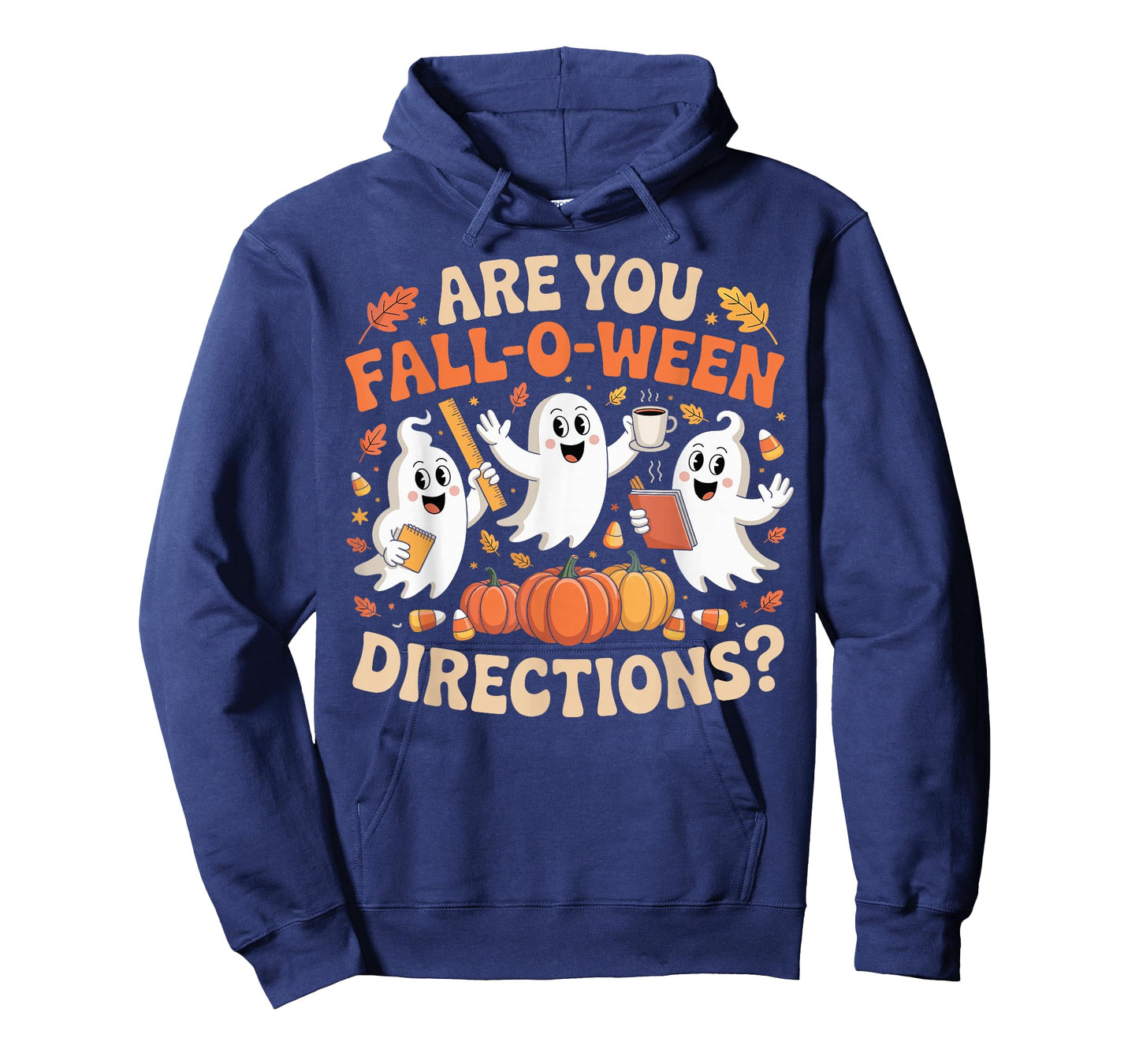 are You Fall O Ween Directions Halloween Fall Teacher Ghost T-Shirt