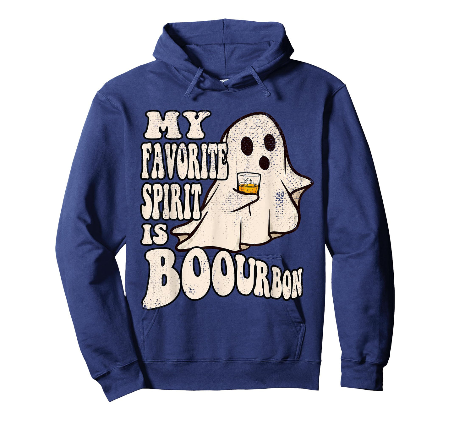 My Favorite Spirit is Boourbon Funny Ghost Halloween Costume T-Shirt