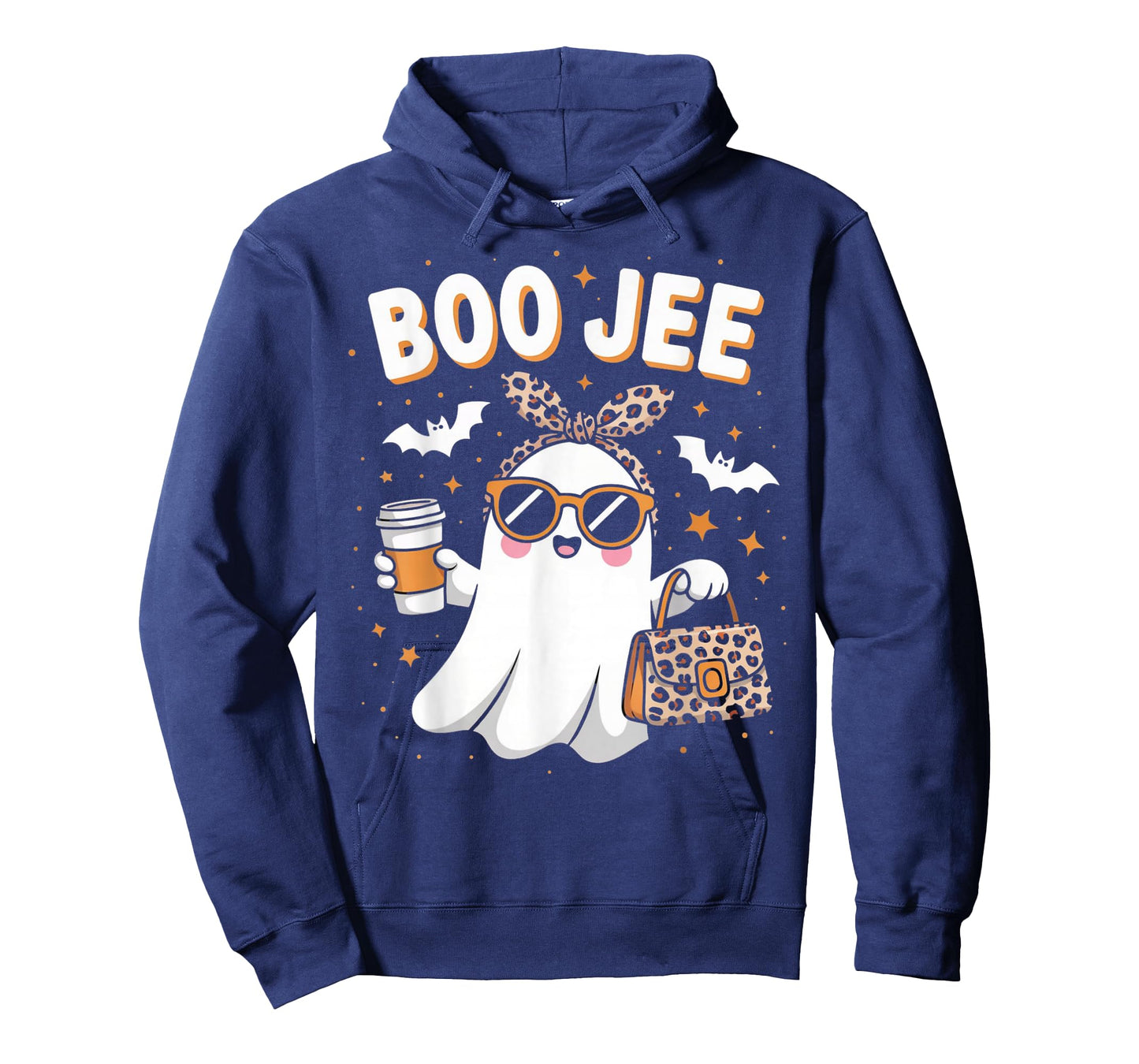 Boo JEE Coquette Leopard Boujee Halloween Ghost T-Shirt