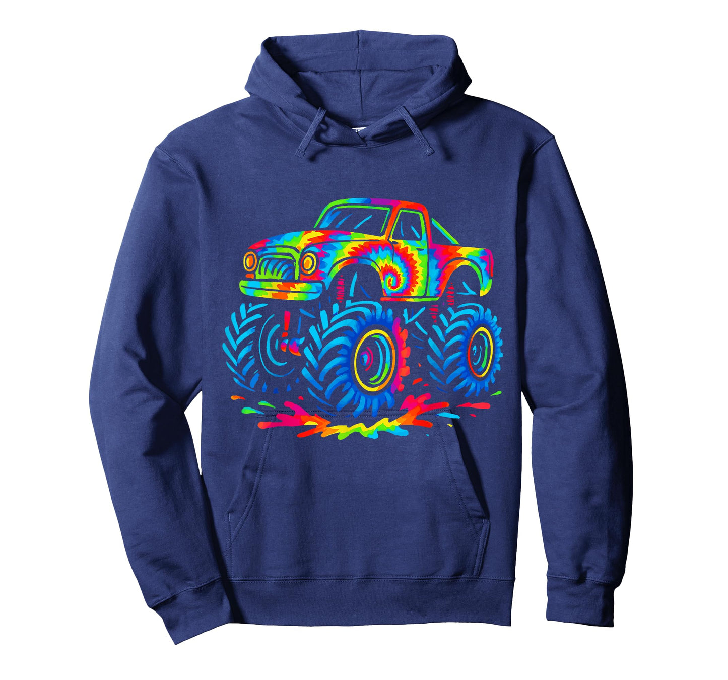 Tie Dye Monster Truck T-Shirt