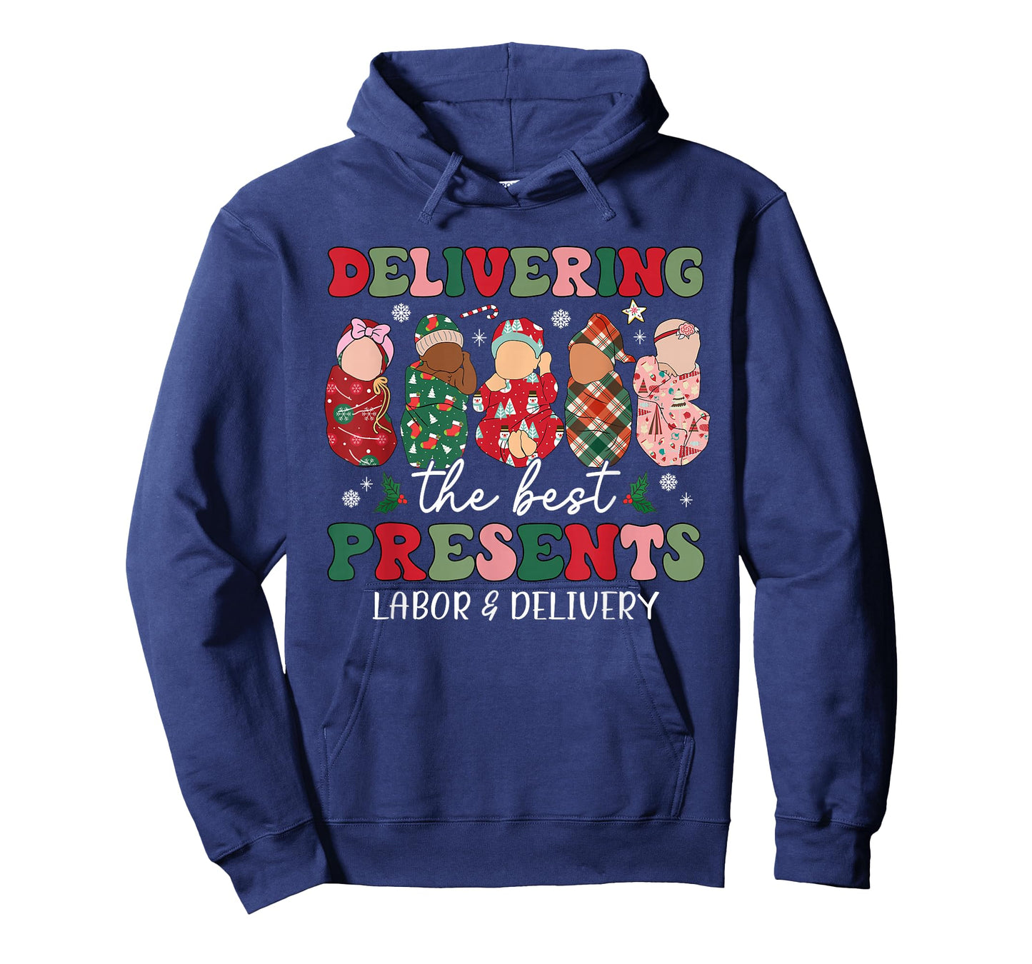Delivering The Best Presents Labor Delivery Nurse Christmas T-Shirt